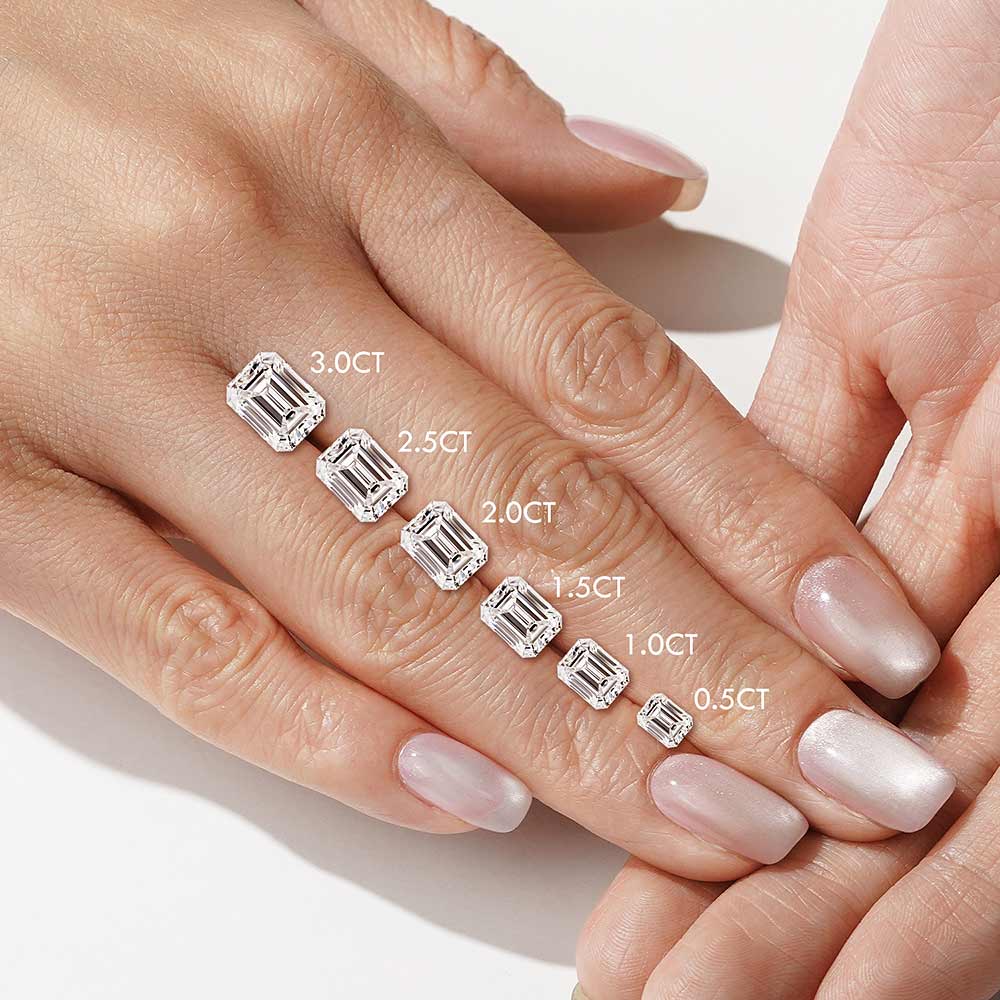 Emerald Cut Solitaire Moissanite Engagement Ring - 1.5ct VVS1 Diamond Alternative for Women - Perfect Wedding Proposal, Anniversary Gift & Bridal Jewelry