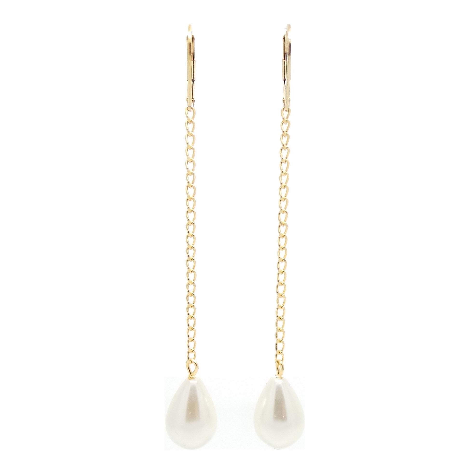 Elegant Pearl Dangle Earrings for Women - Classic & Timeless Jewelry Gift for Bridal, Wedding, Party & Special Occasions