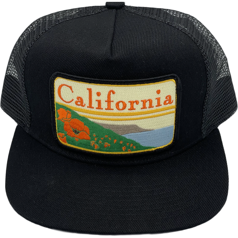 California Trucker Hat - Classic Distressed Vintage Baseball Cap for Men & Women - Perfect for Outdoor Activities, Sports, and Casual Wear