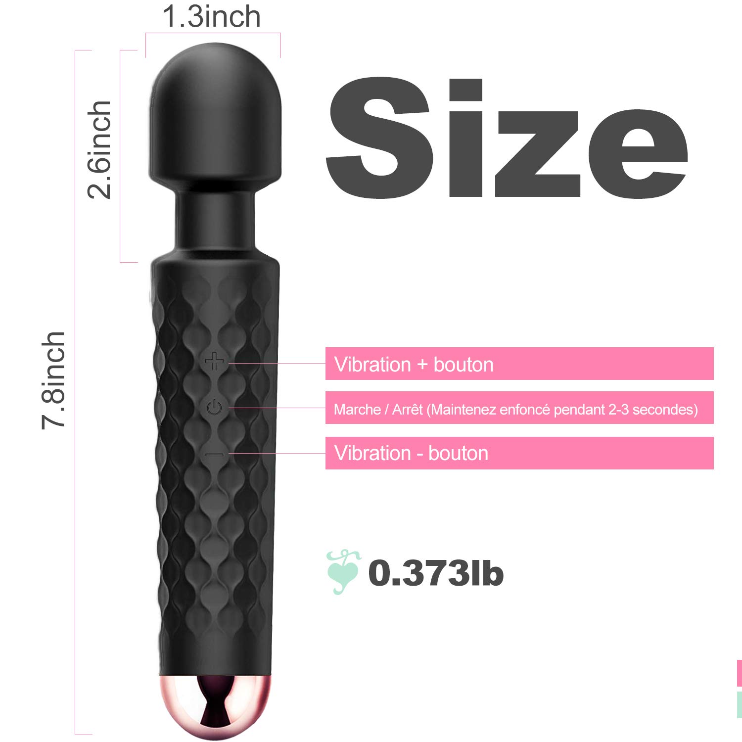 Powerful Clitoral Vibrator for Women - 25 Vibration Modes, Waterproof G-Spot & Clit Stimulator, Realistic Magic Dildo - Perfect for Solo Play, Couples & Sensual Massage