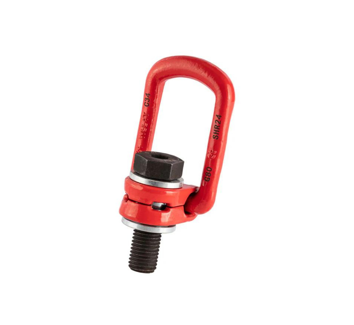 Grade 80 Swivel Hoist Ring - Heavy Duty Lifting Hardware for Construction, Rigging & Industrial Use - Perfect for Cranes, Trucks & Equipment Maintenance