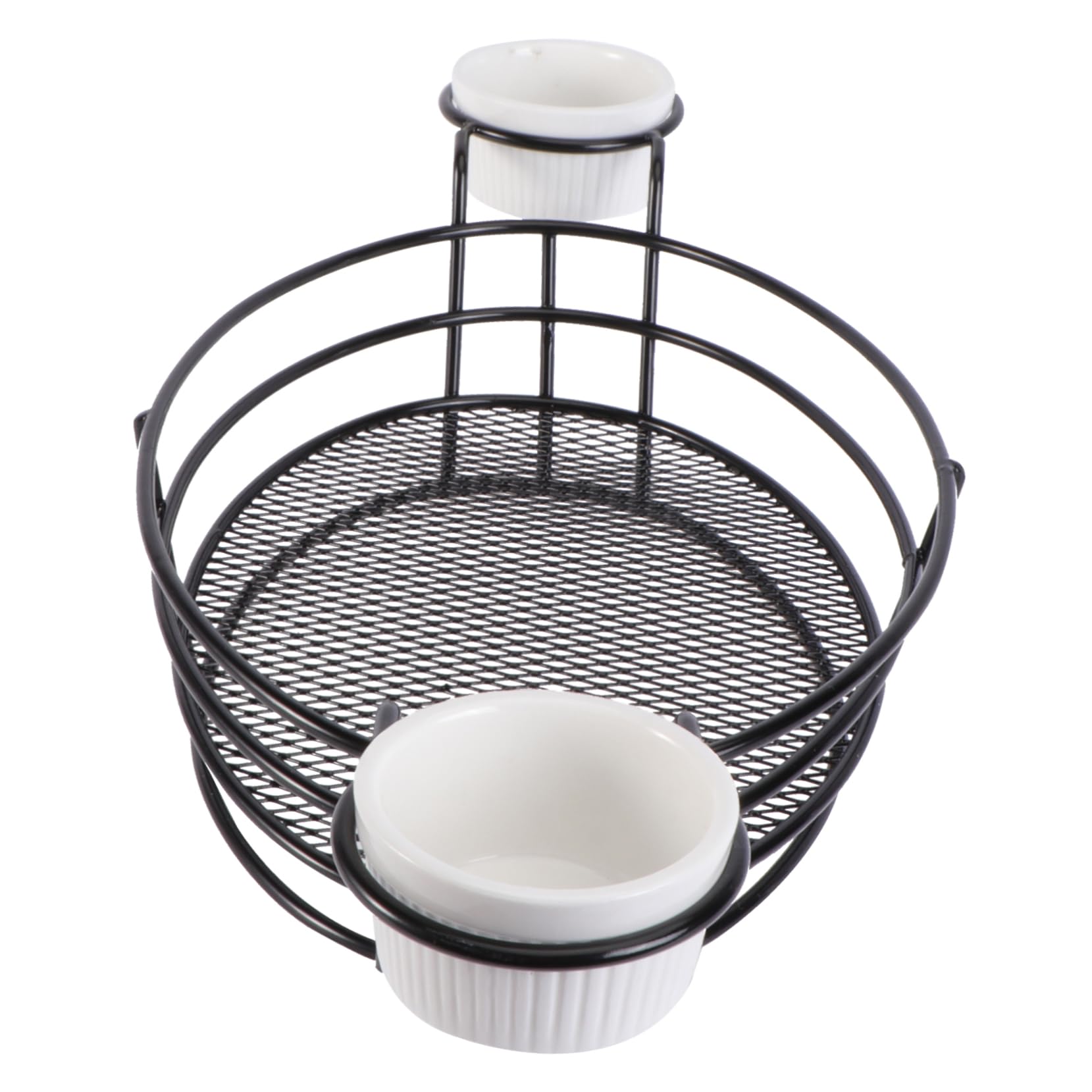 Cabilock Metal Fry Basket Set with Sauce Cup - Kitchen & Restaurant Use