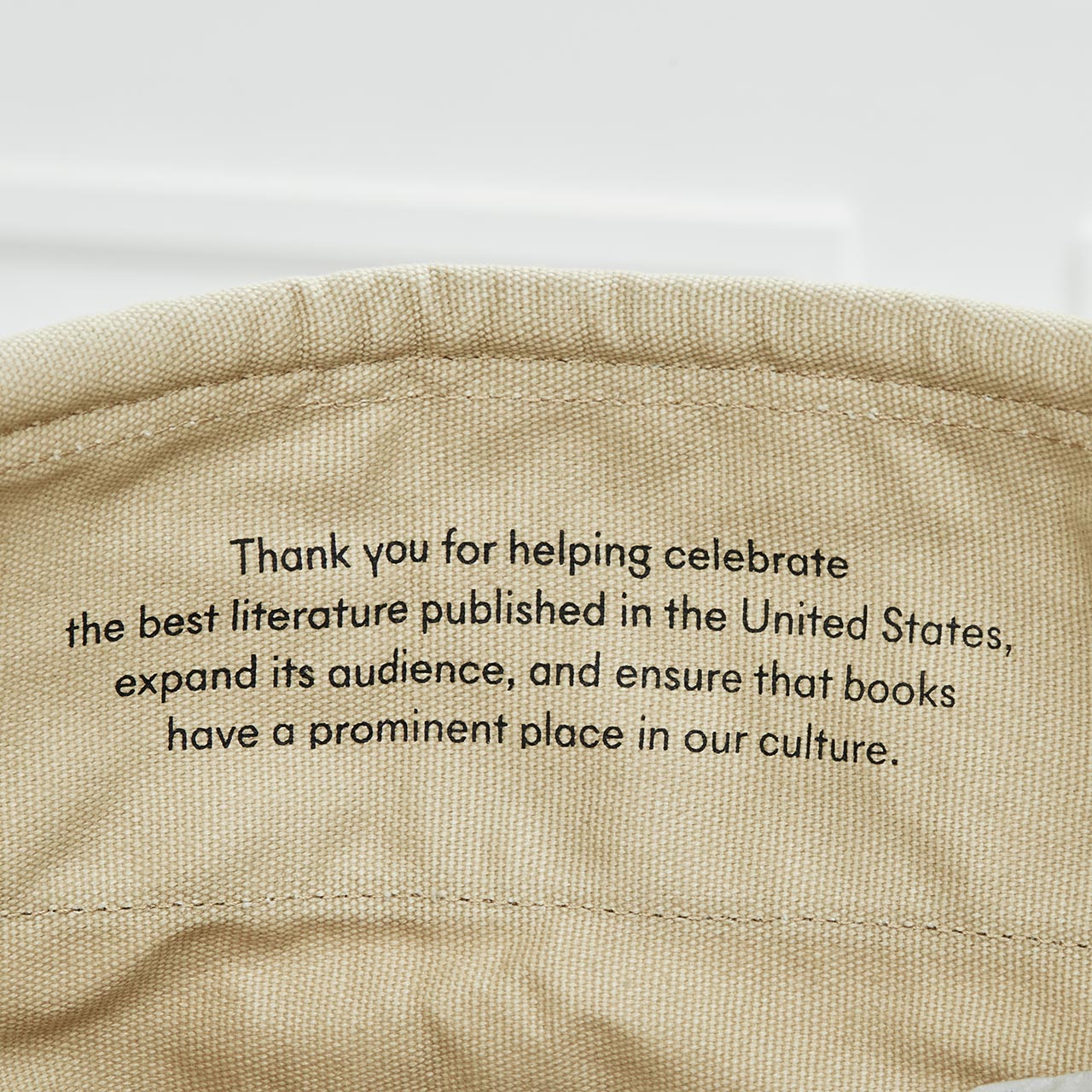 National Book Foundation Half Pint Delivery Tote Bag - Reusable Grocery Shopping & Bookstore Tote for Eco-Friendly Book Lovers