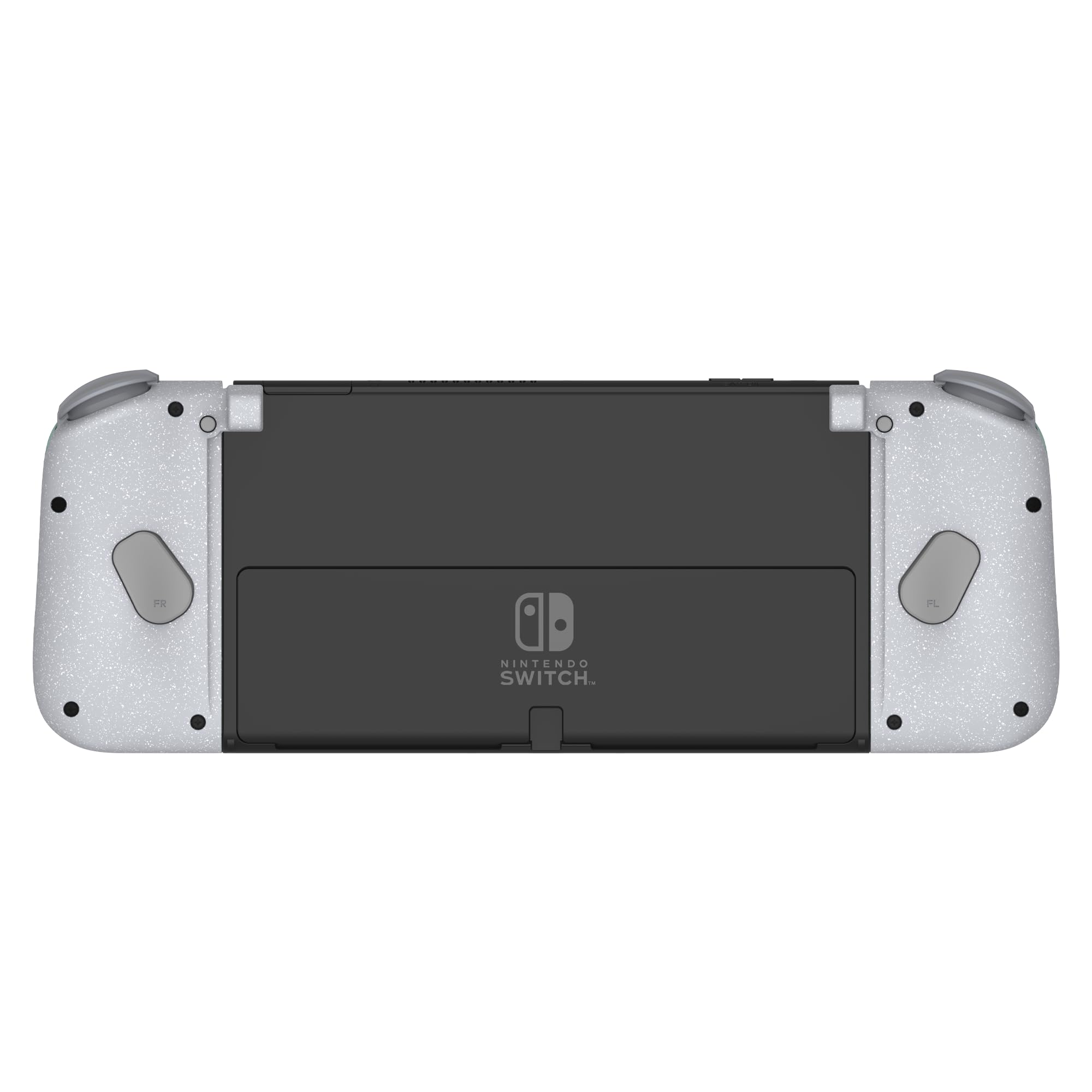 HORI Nintendo Switch Split Pad Compact (Mint Green x White) - Ergonomic Handheld Controller for Switch Lite & OLED - Officially Licensed by Nintendo - Perfect for Travel Gaming & Long Play Sessions