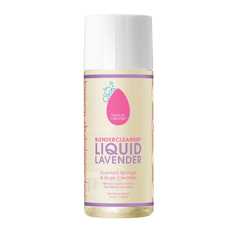 Beautyblender Blendercleanser Liquid Lavender Makeup Sponge & Brush Cleanser - Gentle Deep Cleaning Solution for Makeup Brushes, Beauty Sponges & Tools - Perfect for Daily Makeup Removal & Sanitizing