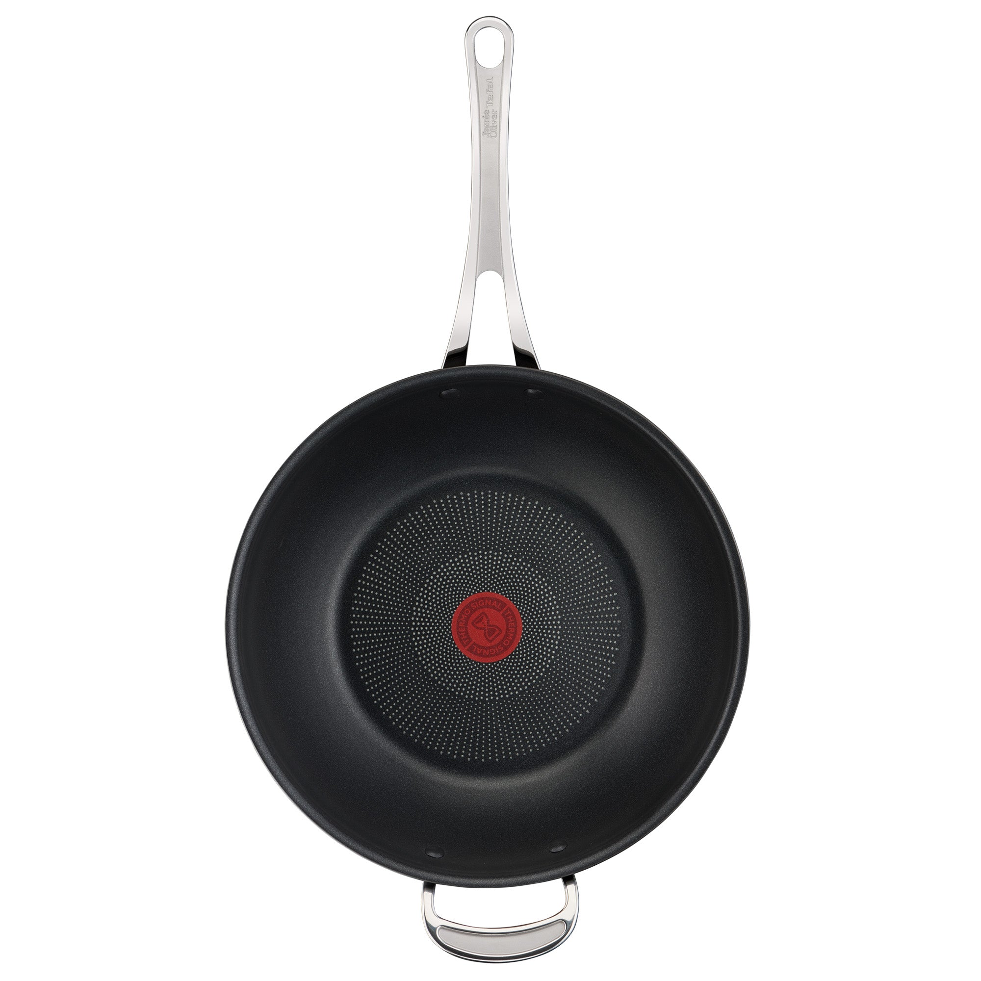 Jamie Oliver by Tefal 30cm Non-Stick Induction Wok - Hard Anodized Classic Cookware for Stir-Fry, Saute & Asian Cooking | Perfect for Home Chefs & Professional Kitchens