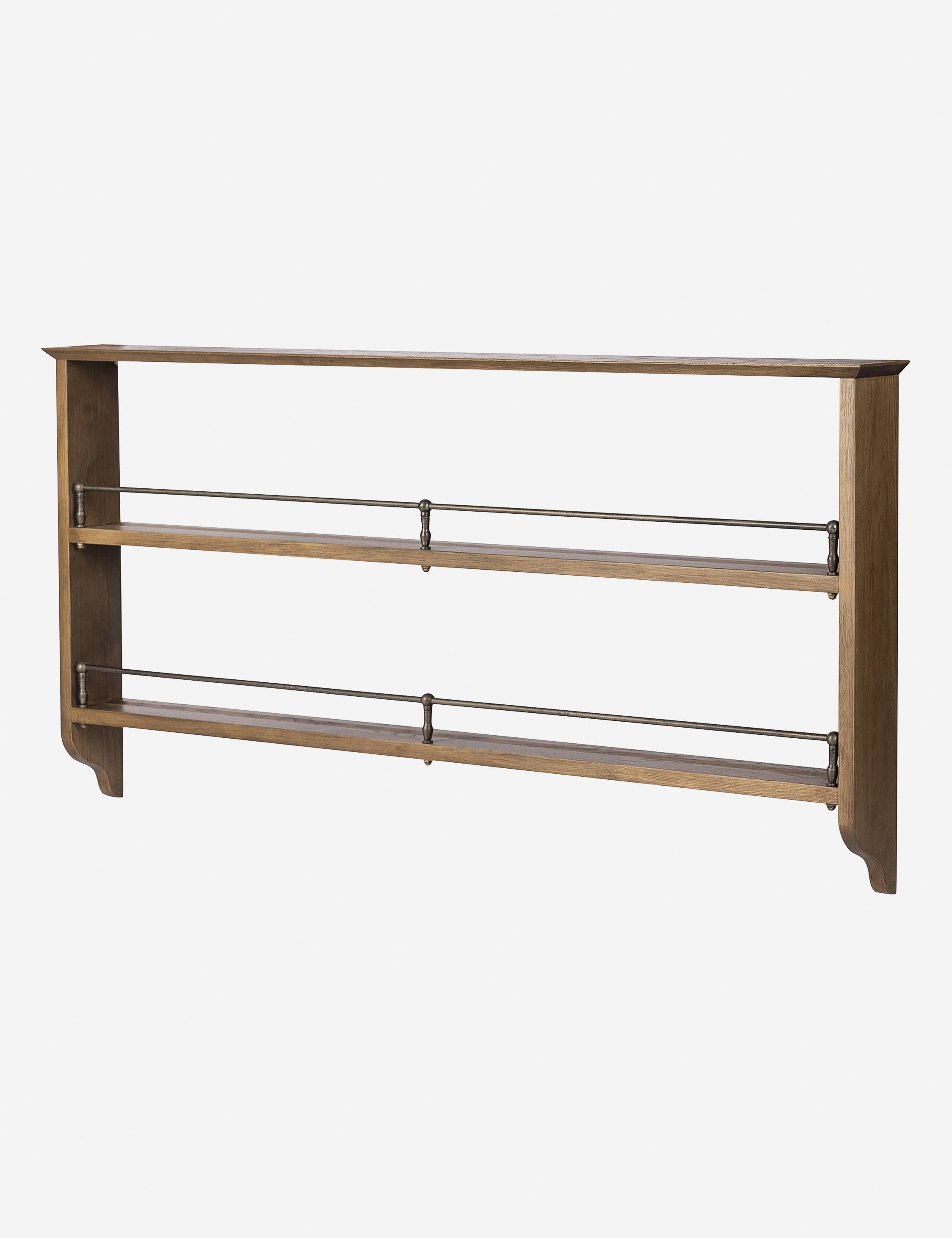 Faria Plate Rack by Amber Lewis x Four Hands - Stylish Wall-Mounted Plate Display Shelf for Kitchen Decor & Dining Room Organization