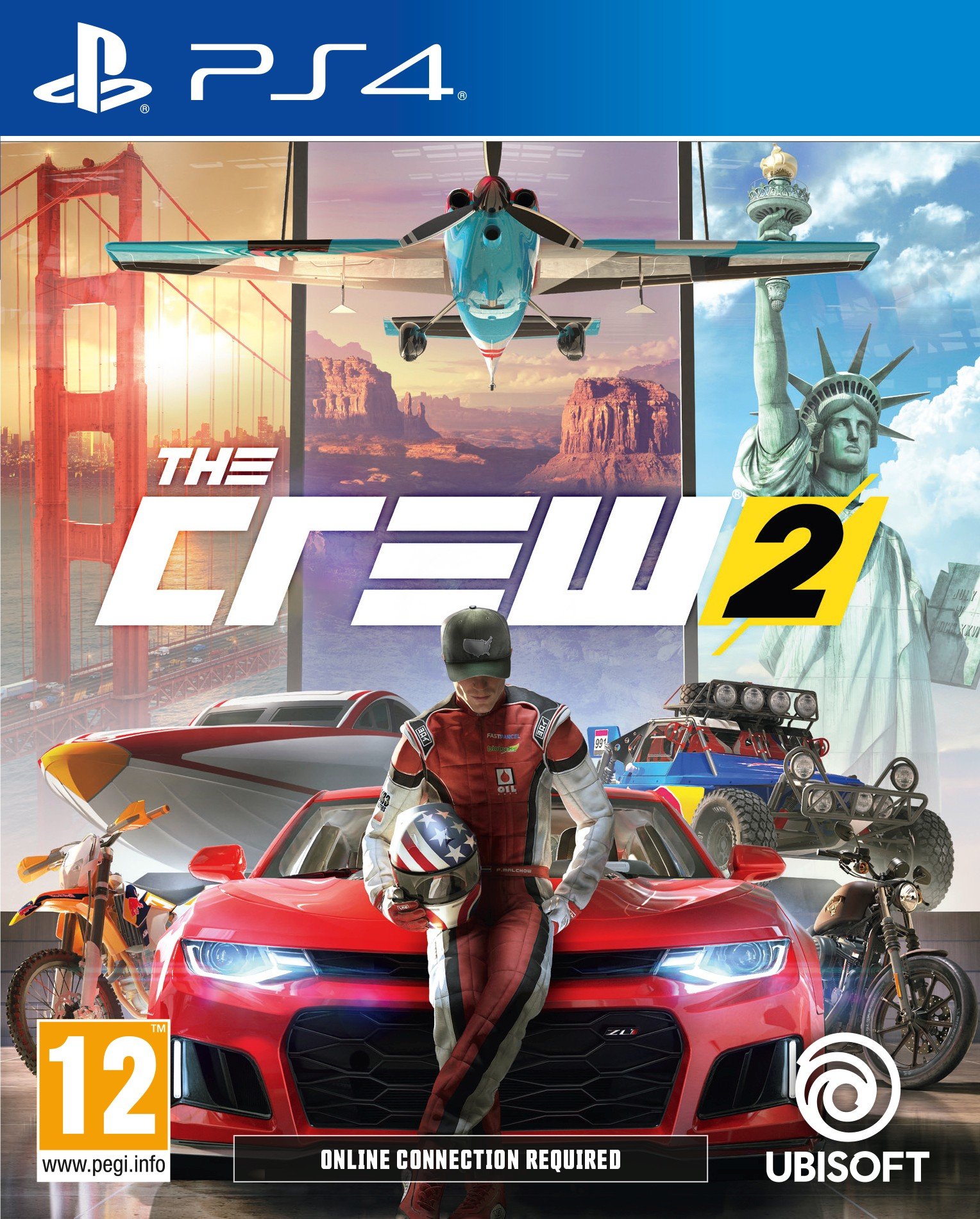 The Crew 2 - PlayStation 4 Game | Open World Racing Adventure | Perfect for Multiplayer & Solo Gaming Sessions