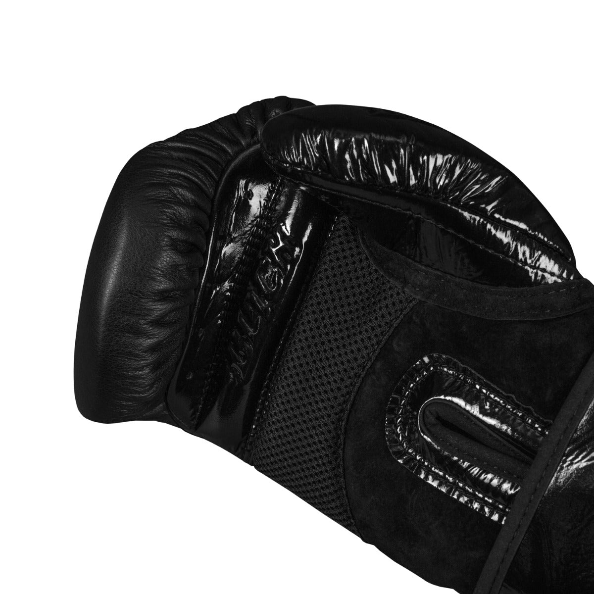 Black Blitz Sparring Boxing Gloves - Premium Training Gloves for MMA, Muay Thai & Kickboxing - Ideal for Gym, Home Workouts & Martial Arts Practice