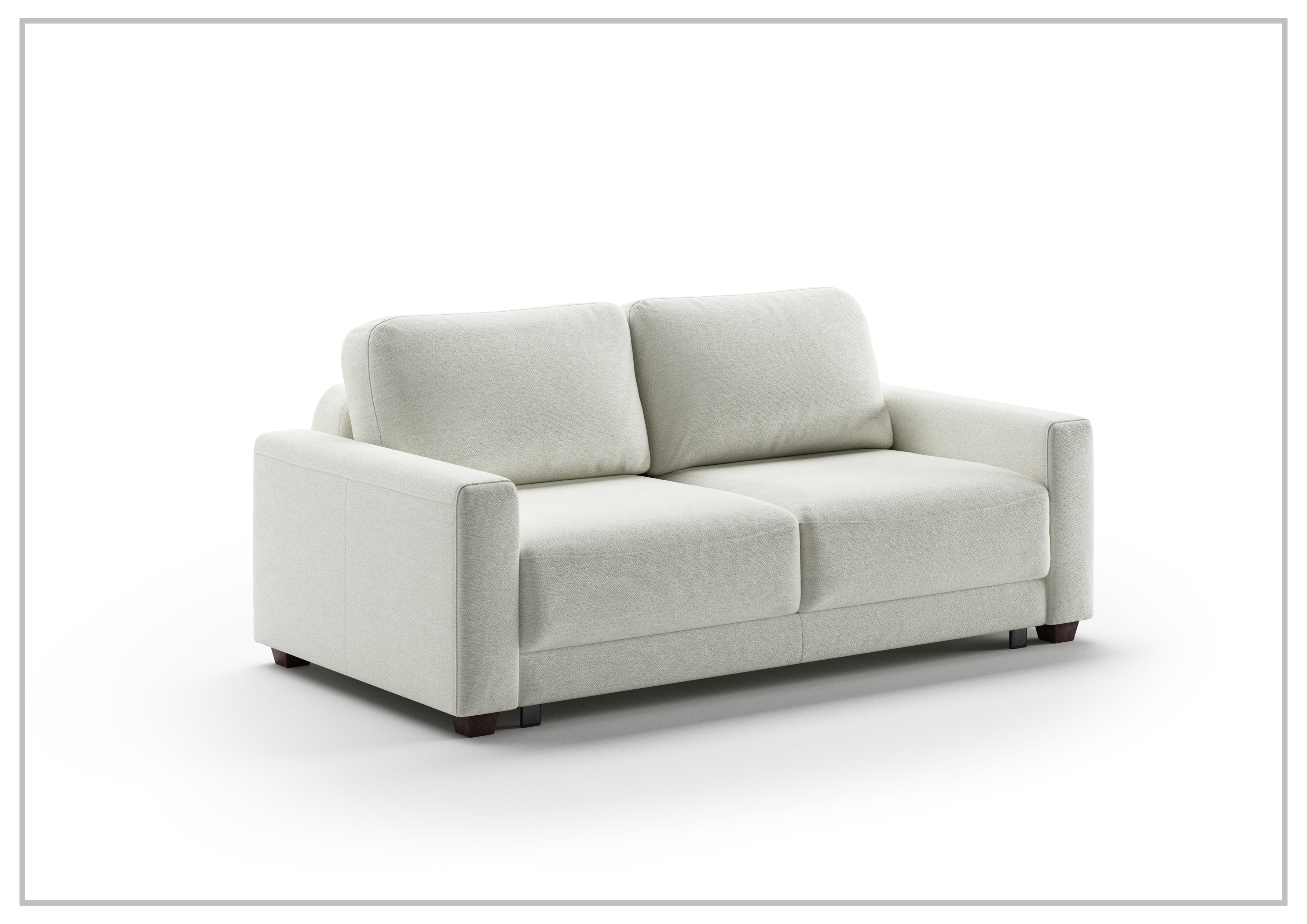 Luonto Belton Gray Fabric Sofa Sleeper - Manual & Power Recliner Options | Modern Living Room Furniture for Small Spaces & Apartments | Perfect for Lounging, Napping & Hosting Guests
