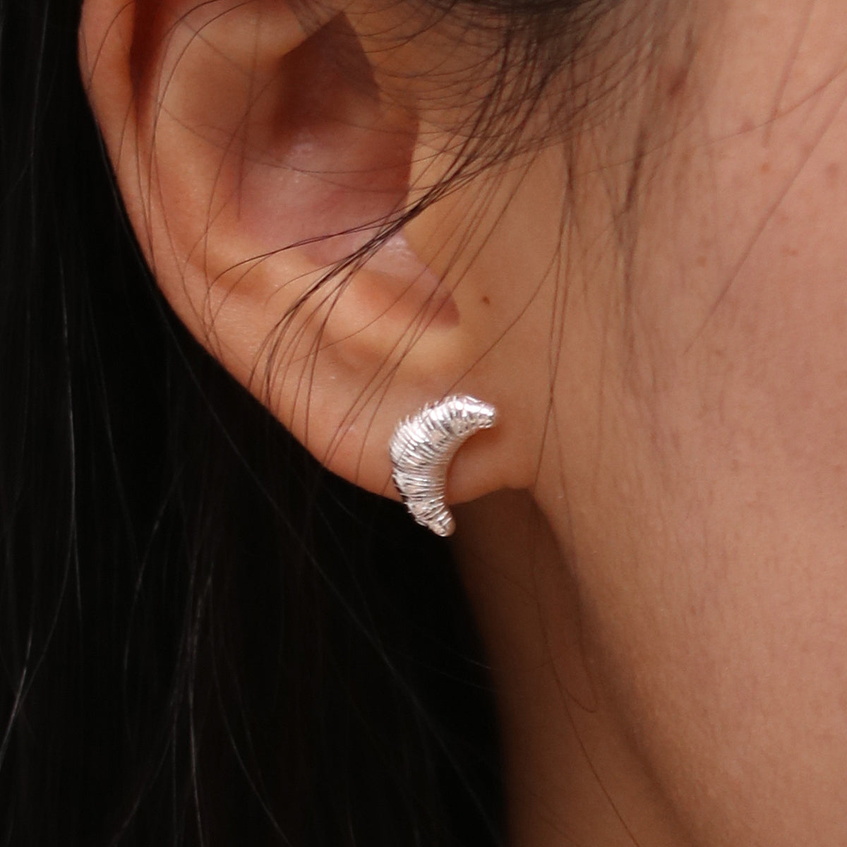 Stylish Croissant Earrings for Women - Trendy Gold Plated French Pastry Jewelry - Perfect for Breakfast Dates, Brunch Outfits & Gift Giving