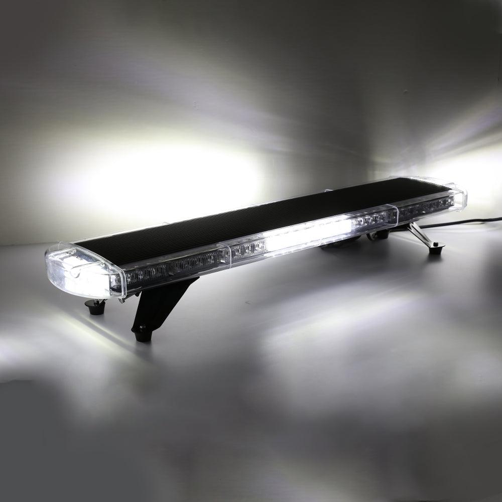 38.5 Inch Rooftop Strobe Light Bar - 20 Flashing Modes, Mounting Brackets Included - Emergency Vehicle Warning Beacon for Trucks, Construction, Roadside Safety & Hazard Scenes