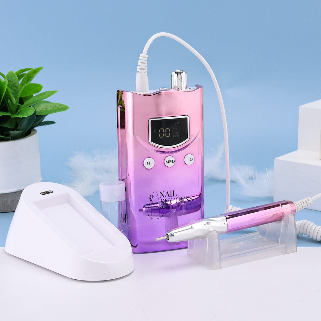 Professional Ultra Smart E-File Electric Nail Drill - Cordless Rechargeable Manicure Pedicure Kit for Salon & Home Use, Perfect for Nail Art, Acrylics & Gel Extensions