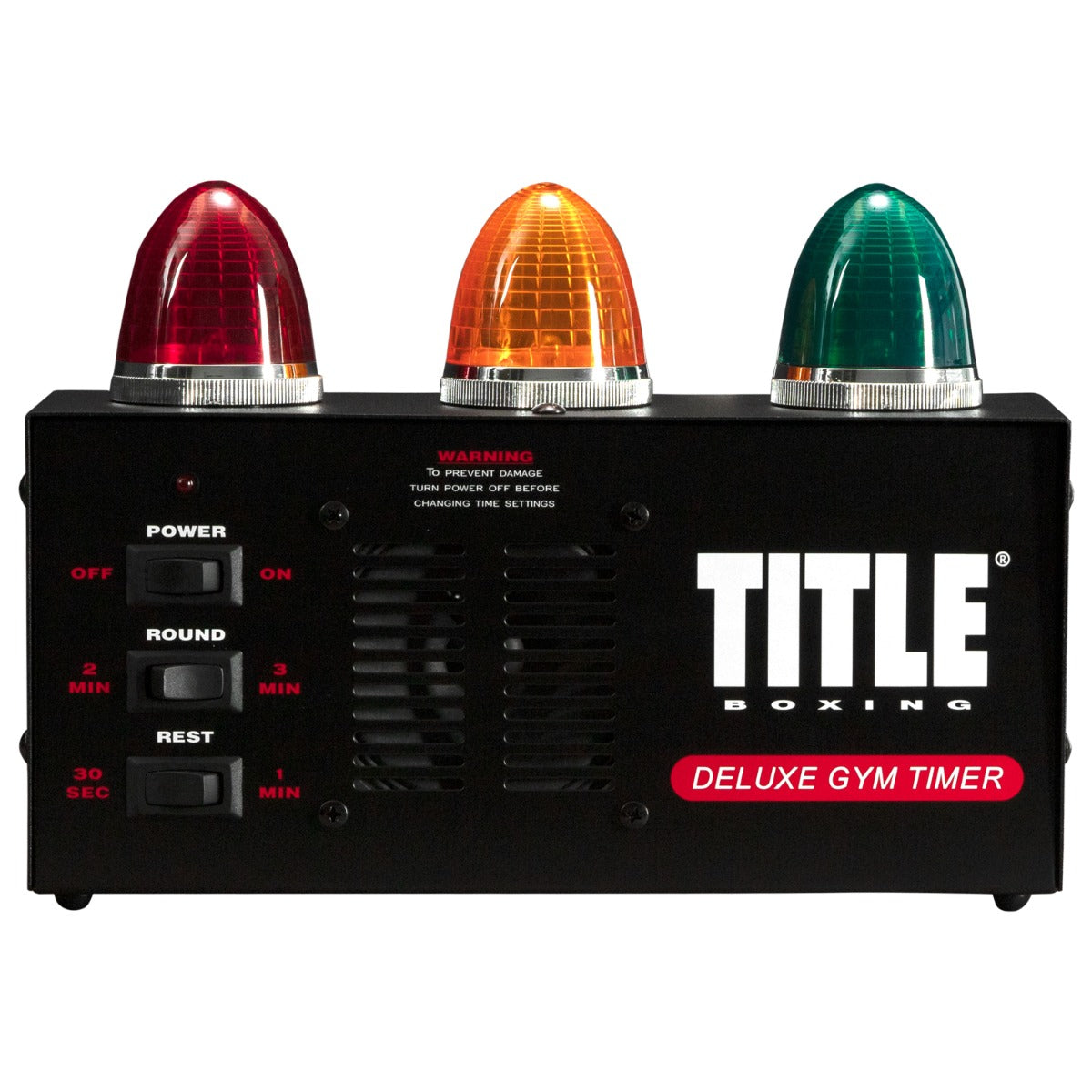 TITLE Boxing Deluxe Gym Timer - Professional Boxing & MMA Training Clock for Workouts, HIIT, and Fitness - Perfect for Home Gyms, Boxing Rings, and MMA Studios