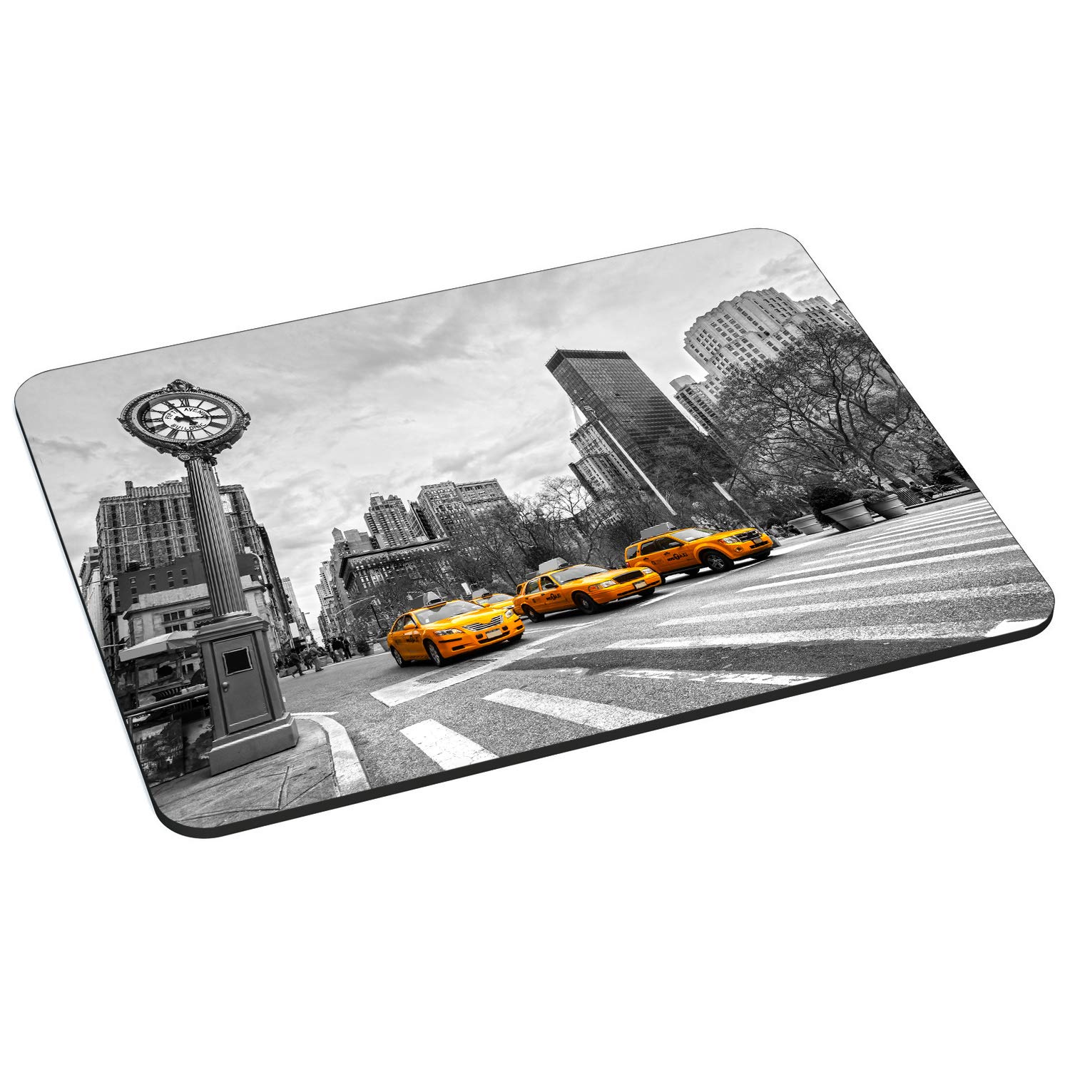 Stylish Non-Slip Mouse Pad with Taxi Design - Perfect for Office, Gaming & Home Workspace