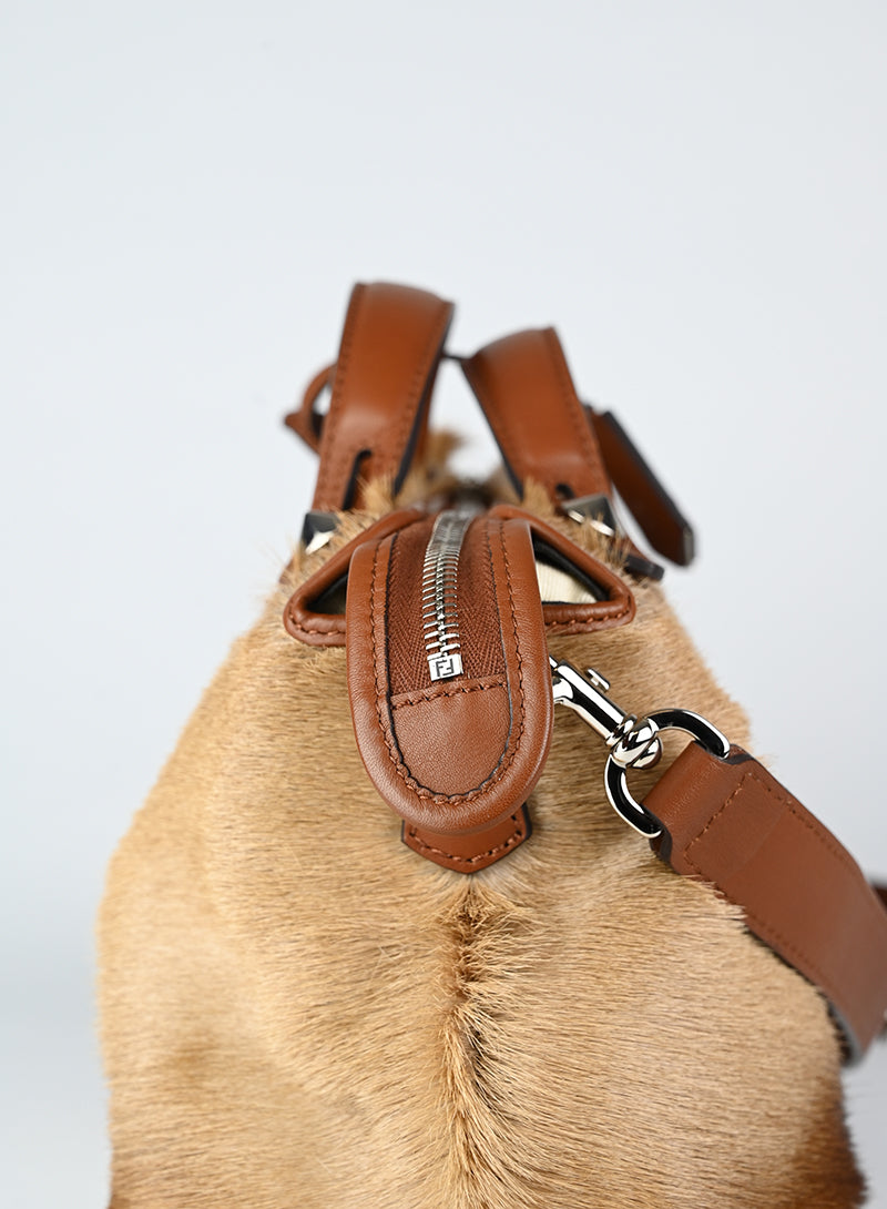 Fendi By the Way Handbag in Hazel Brown - Luxury Leather Tote Bag for Women, Perfect for Work, Travel and Everyday Use