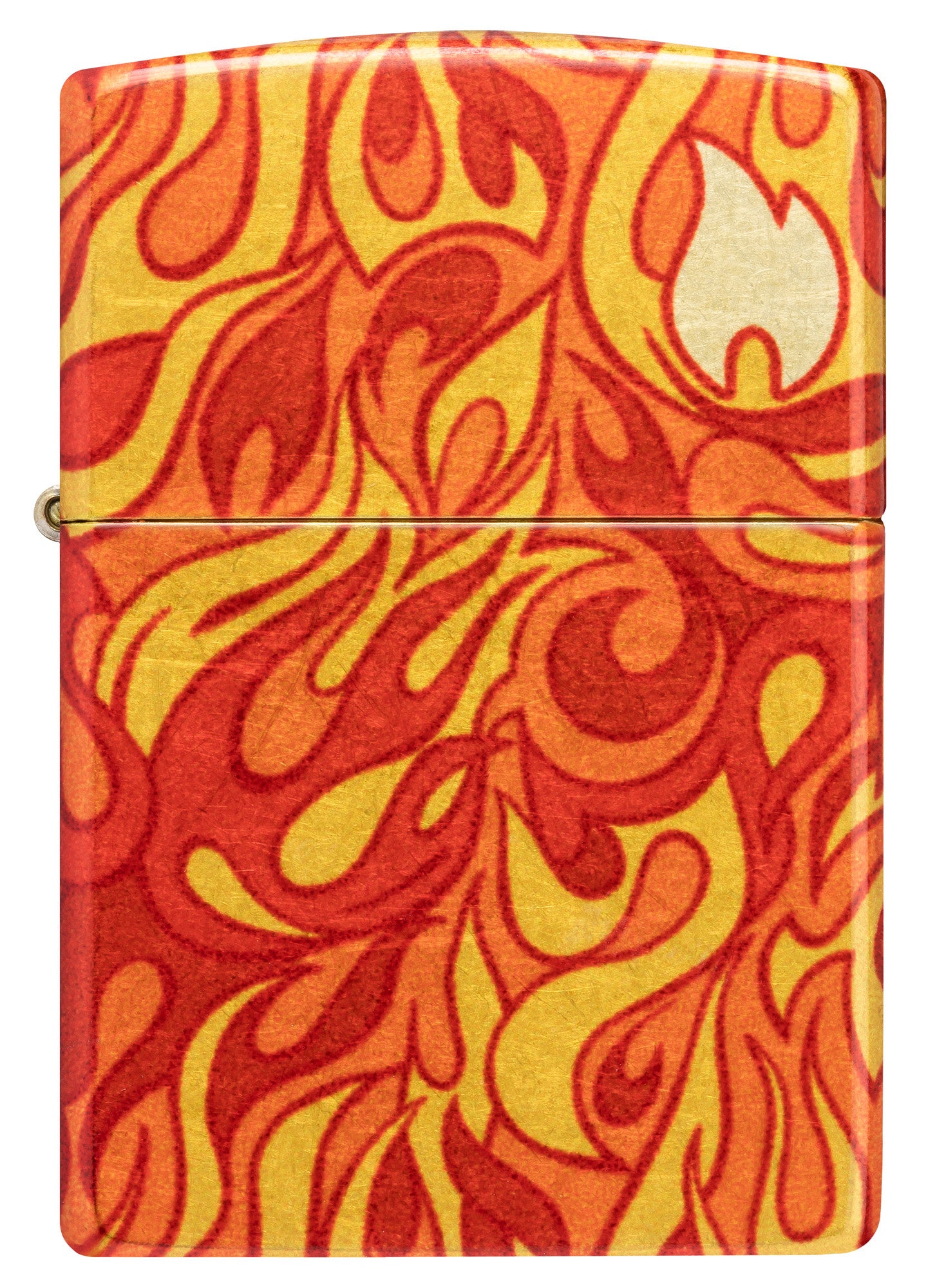 Fire Zippo Design Windproof Lighter - Classic Metal Refillable Pocket Lighter for Outdoor Camping, BBQ, Hiking & Everyday Carry (ECDC)