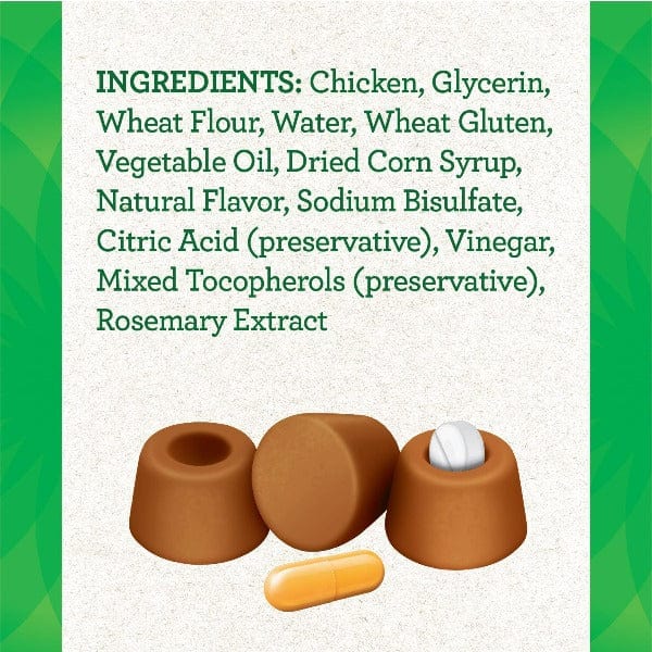 Feline Greenies Chicken Flavor Pill Pockets for Cats - Easy Medication Solution for Picky Eaters | Vet-Recommended Treats for Hiding Pills