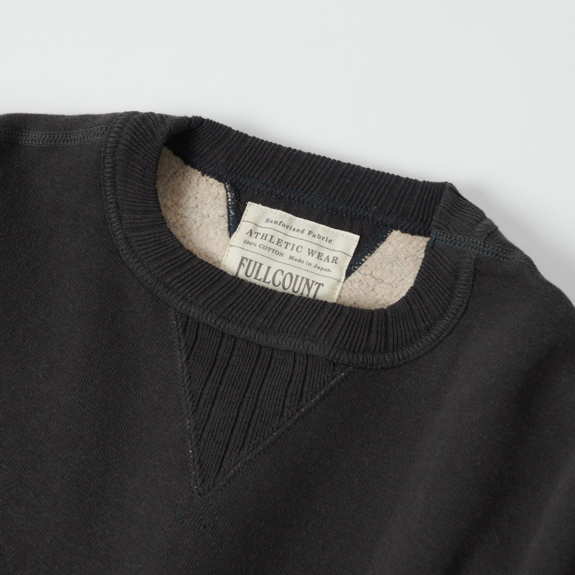Full Count 3741 22 Set In Sleeve Loopwheel Sweatshirt - Premium Heavyweight Cotton Pullover Hoodie for Men - Ink Black - Perfect for Casual Wear, Street Style & Loungewear