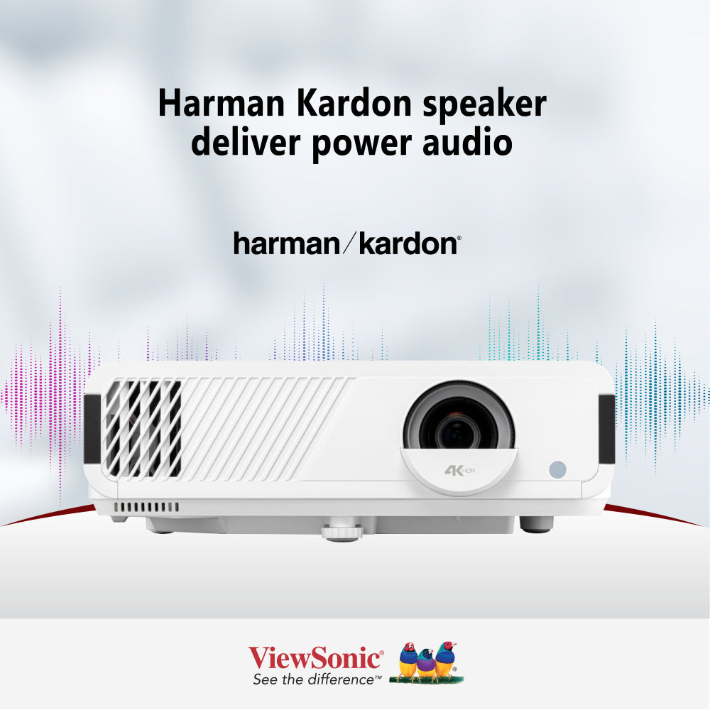 ViewSonic PX749 4K UHD Home Theater Projector - 4000 ANSI Lumens, 4.2ms Response, 240Hz Refresh Rate, USB-C Connectivity - Perfect for Xbox Gaming & Movie Nights