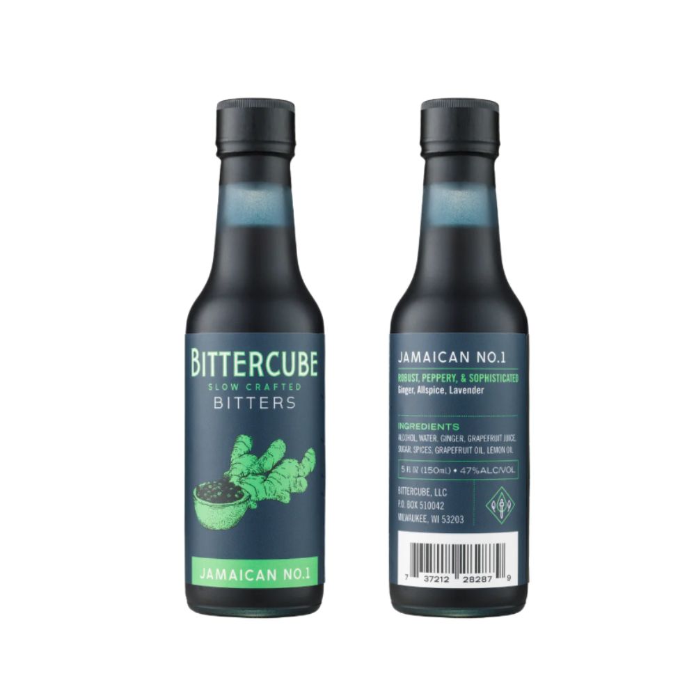 Bittercube Ginger Allspice Bitters - 5oz Bottle | Premium Cocktail Mixer for Old Fashioned, Moscow Mule & Tropical Drinks | Bar Essentials & Home Bartending Supplies