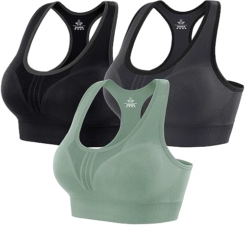 3 Packs-black+grey+green