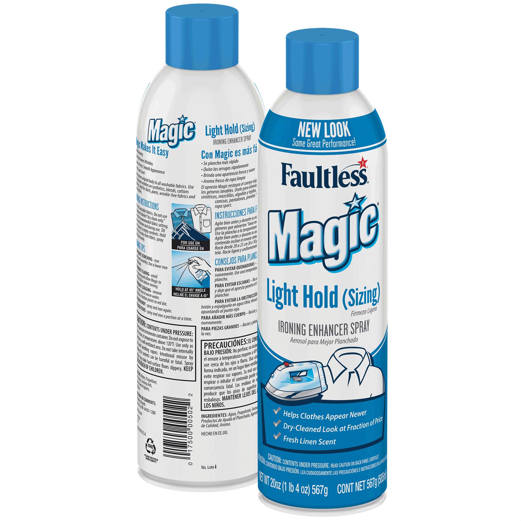 20 oz Spray Light Body Cans - Pack of 6 | Refillable Aerosol Spray for Home, Office & Car Cleaning | Perfect for Disinfecting, Deodorizing & Surface Maintenance