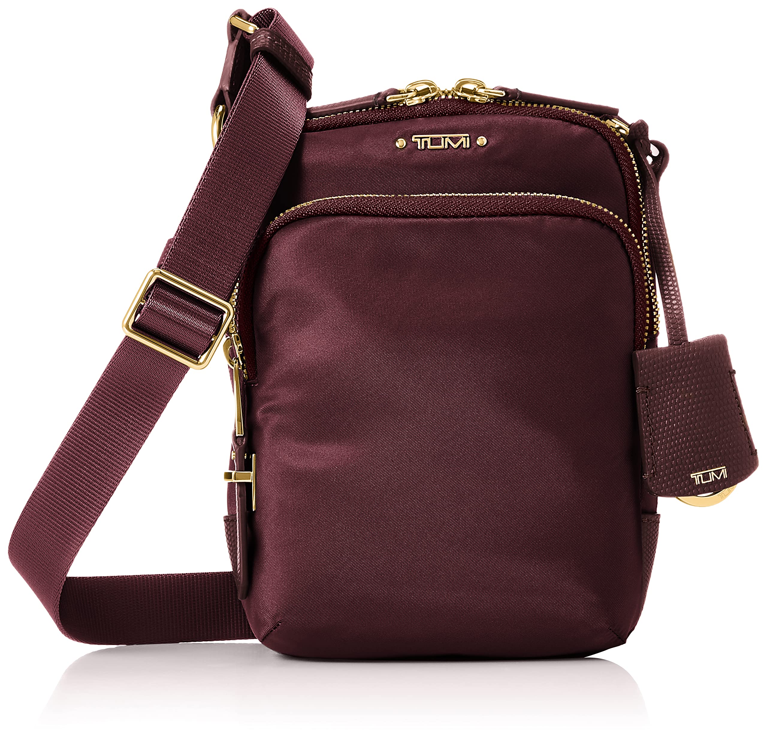 TUMI Women's Ruma Crossbody Bag - Stylish & Durable Leather Purse for Travel, Work & Everyday Use | Compact Shoulder Bag with Multiple Pockets | Perfect for Commuting, Shopping & Business Trips