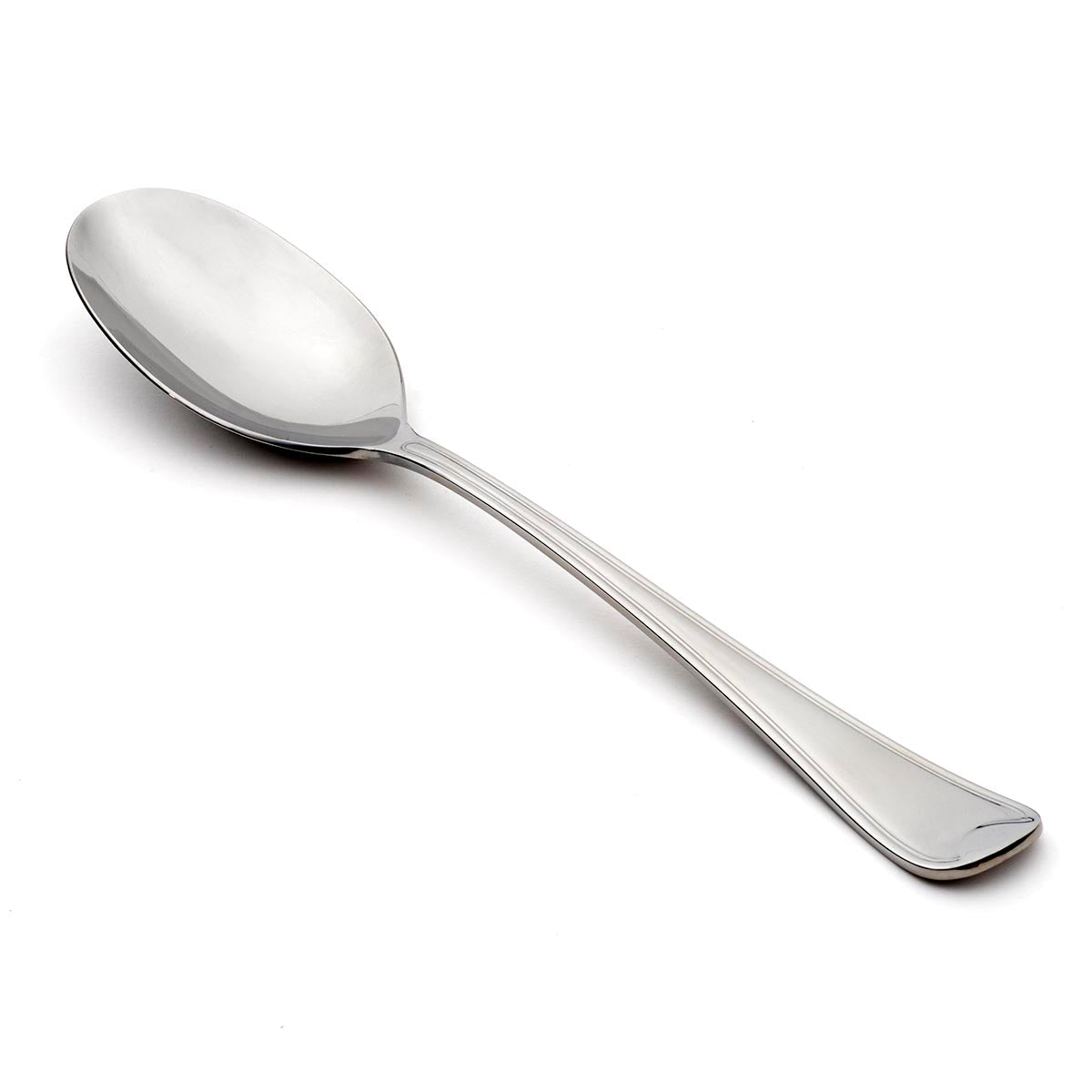 Premium Stainless Steel Flambe Oversized Serving Spoon - 12 Inch Large Cooking Utensil for BBQ, Buffet, Catering & Restaurant Use