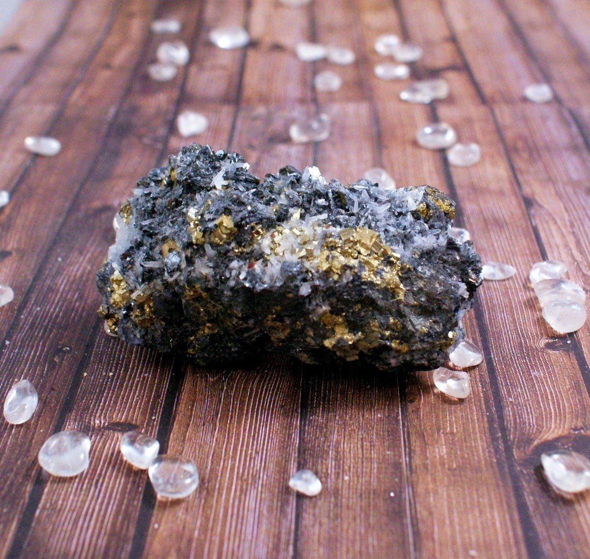 Natural Bulgarian Galena, Pyrite & Sphalerite Mineral Specimen - Collectible Crystals for Home Decor, Geology Study & Gift Giving