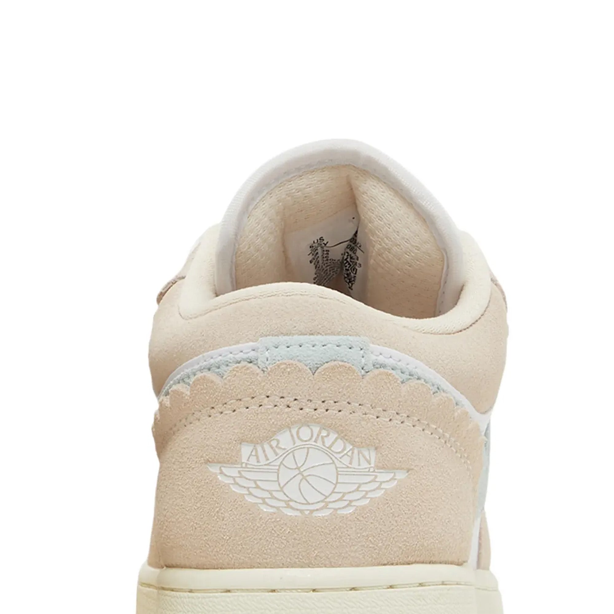 Air Jordan 1 Low SE 'Scalloped Edge Guava Ice' GS Sneakers for Girls (2023) - Lightweight Basketball Shoes for School, Sports & Casual Wear