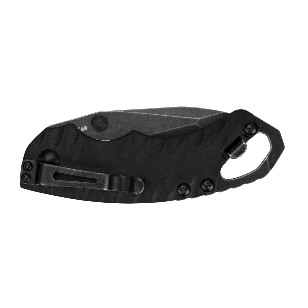 Kershaw Shuffle II Pocket Knife - Black/Blackwash Finish - EDC Folding Knife for Camping, Hiking & Everyday Carry