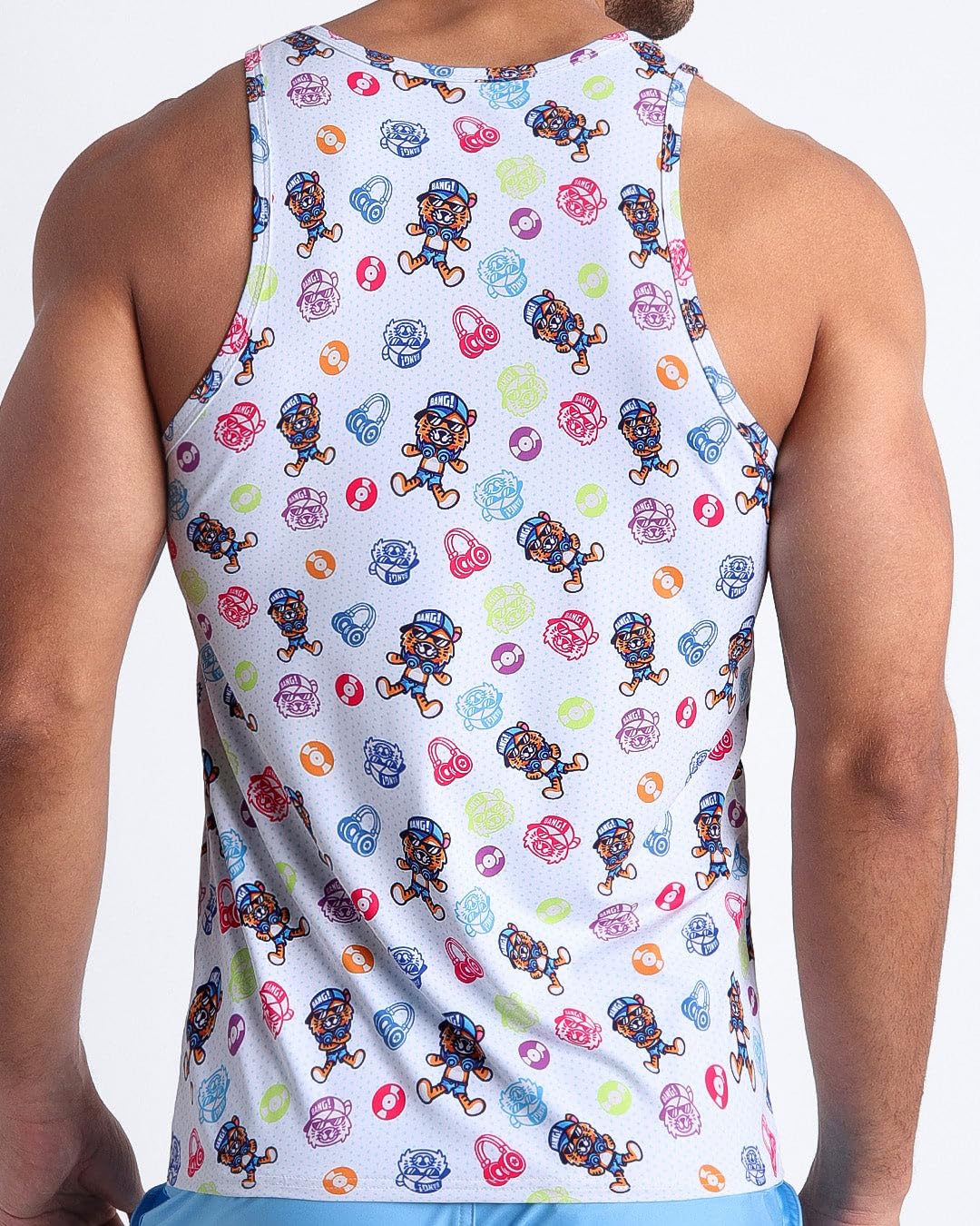 Bang Men's Muscle Tank Top - Sleeveless Workout Shirt for Gym, Fitness & Bodybuilding - Breathable Athletic Wear for Training, Running & Nightclubs