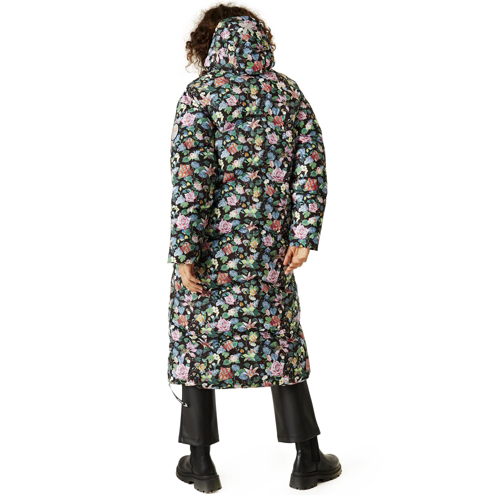 Regatta x Christian Lacroix Women's Mihaud Longline Baffled Padded Jacket Coat - Waterproof Winter Coat for Hiking, Travel & Outdoor Activities