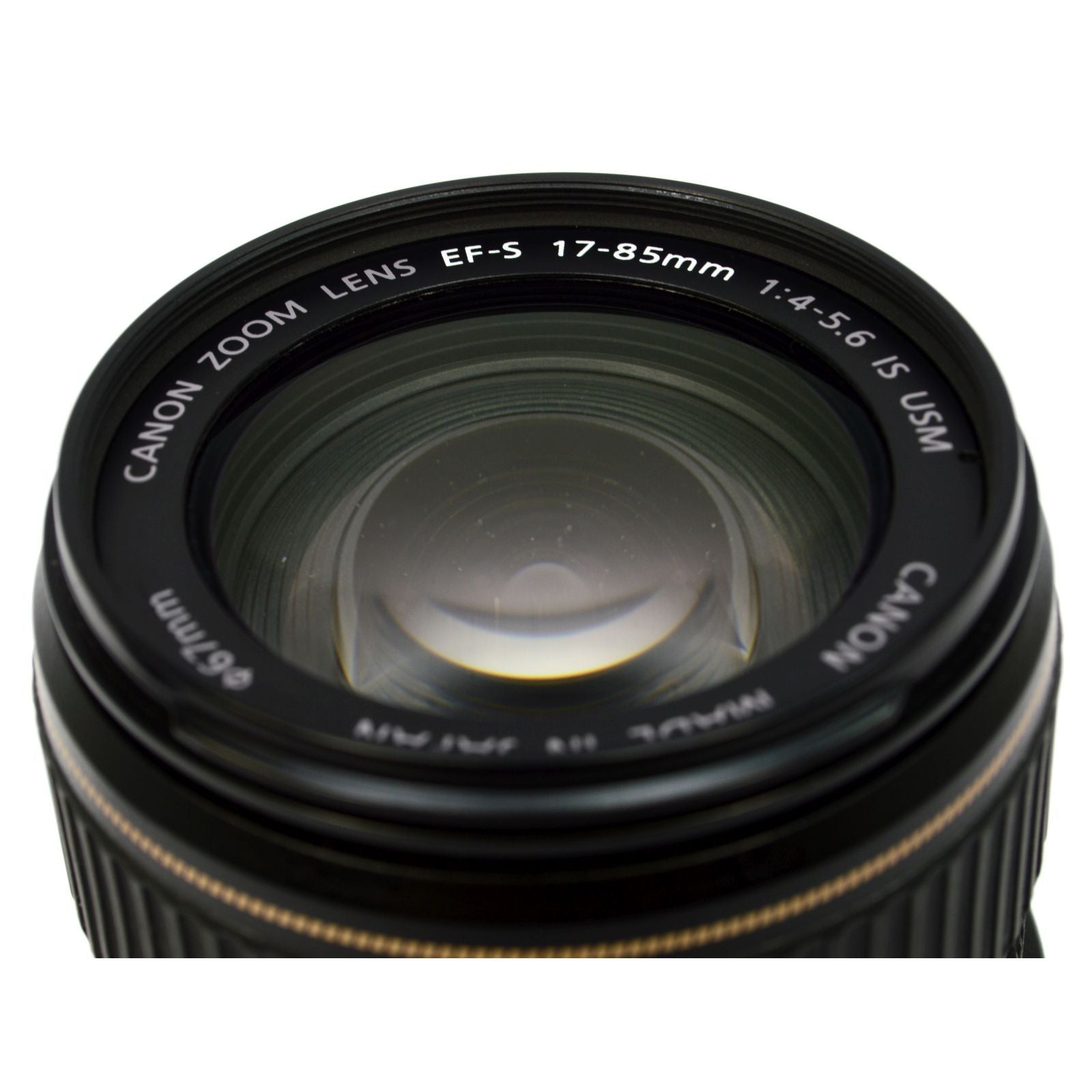 Used Canon EF-S 17-85mm f/4-5.6 IS USM Zoom Lens with Front & Rear Caps - Perfect for Travel Photography & Everyday Shooting