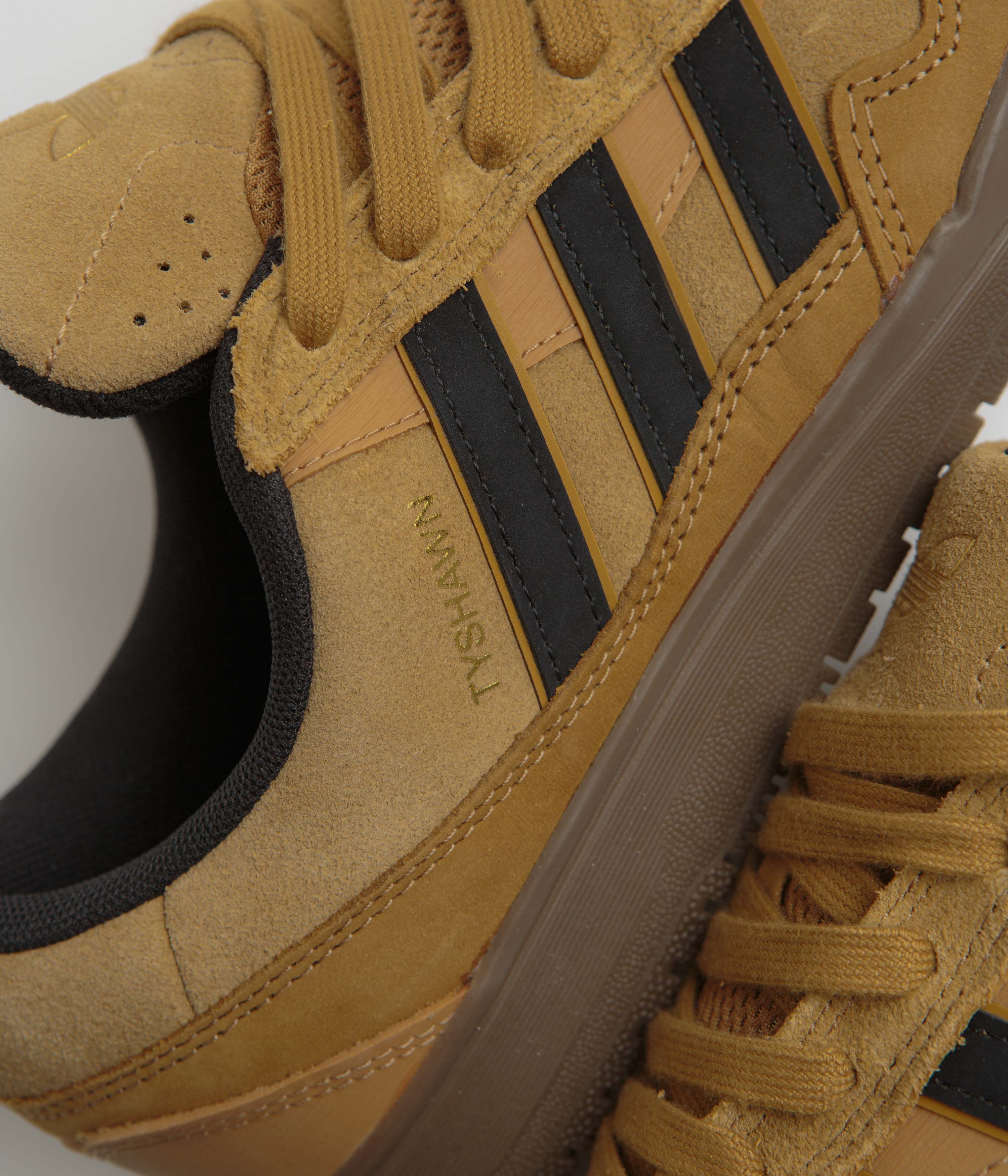 Adidas Tyshawn II Men's Basketball Shoes - Mesa/Core Black/Gum5 - High-Top Sneakers for Court Performance & Street Style