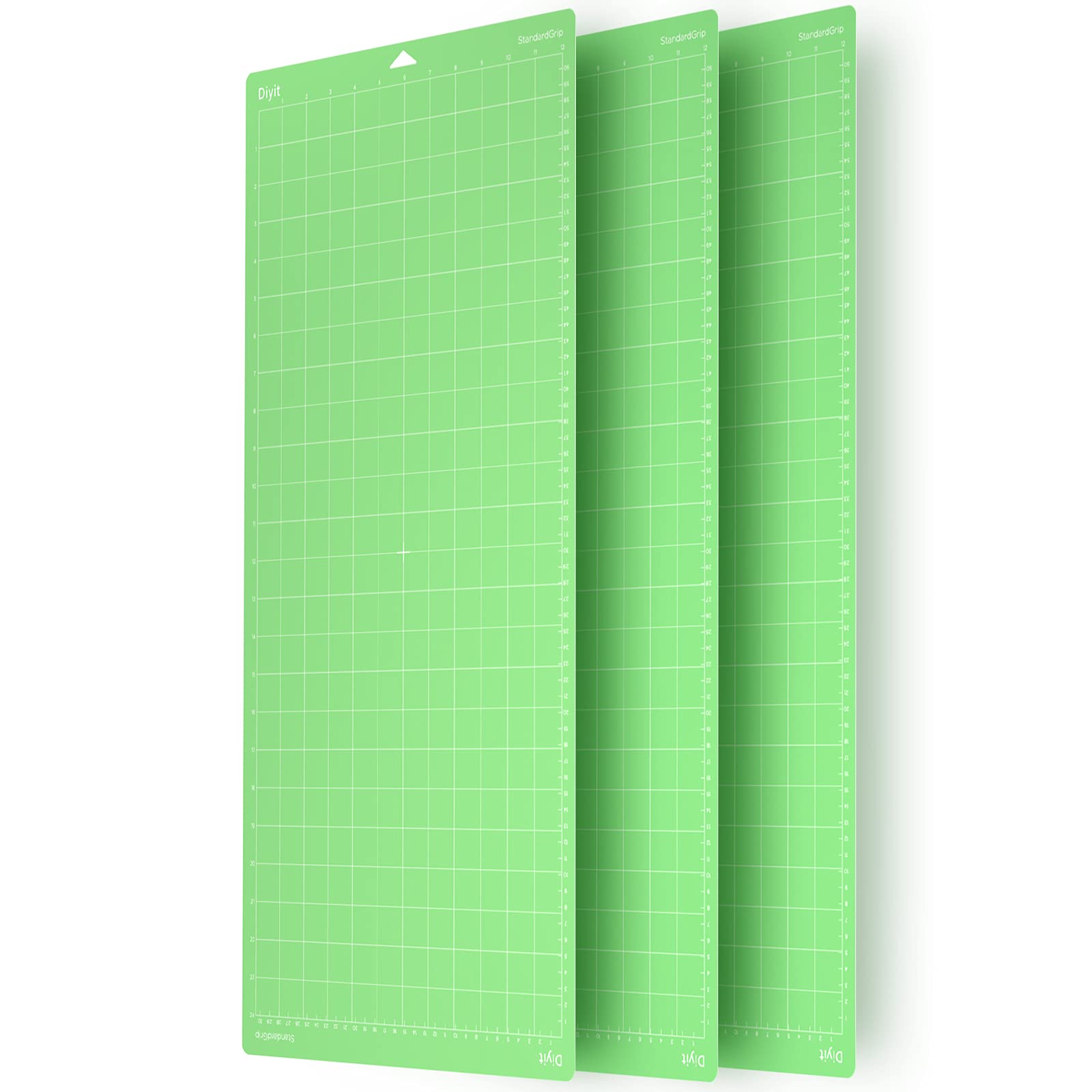 Premium StandardGrip Cutting Mat 12x24 Inch - Compatible with Cricut Maker 3, Maker, Explore 3, Air 2, Air & One (3-Pack) - Perfect for DIY Crafts, Vinyl Cutting, Scrapbooking & Paper Projects