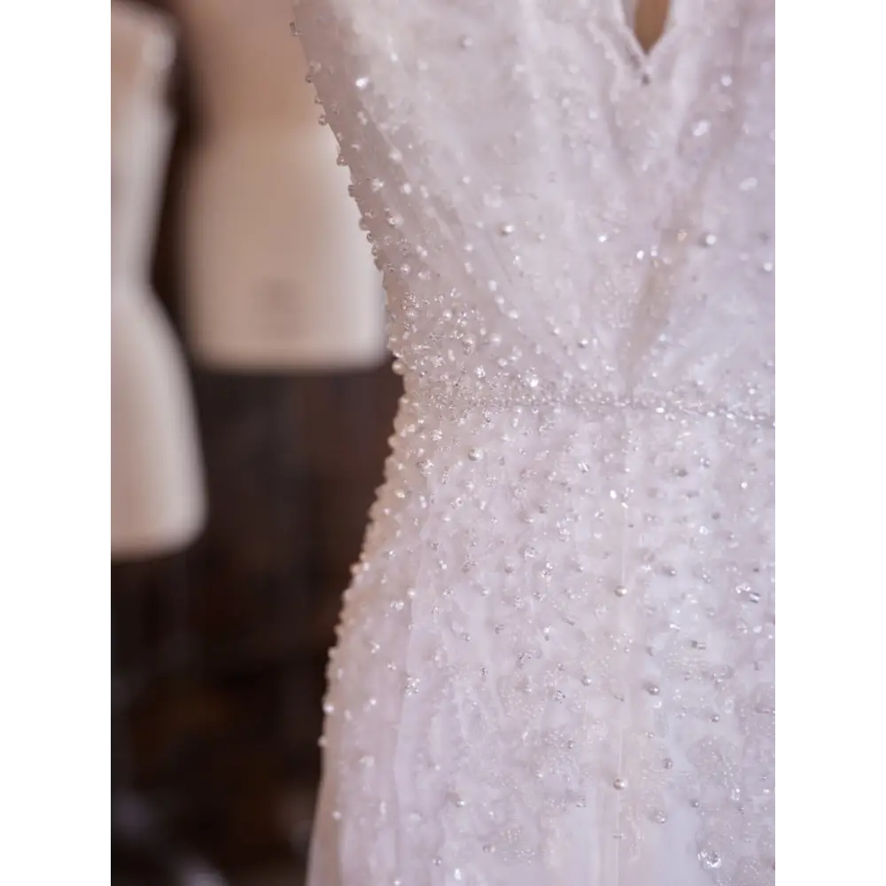 Maggie Sottero Skye Beaded Wedding Jacket - Elegant Lace Bridal Cover-Up for Bride, Mother of the Bride & Formal Occasions