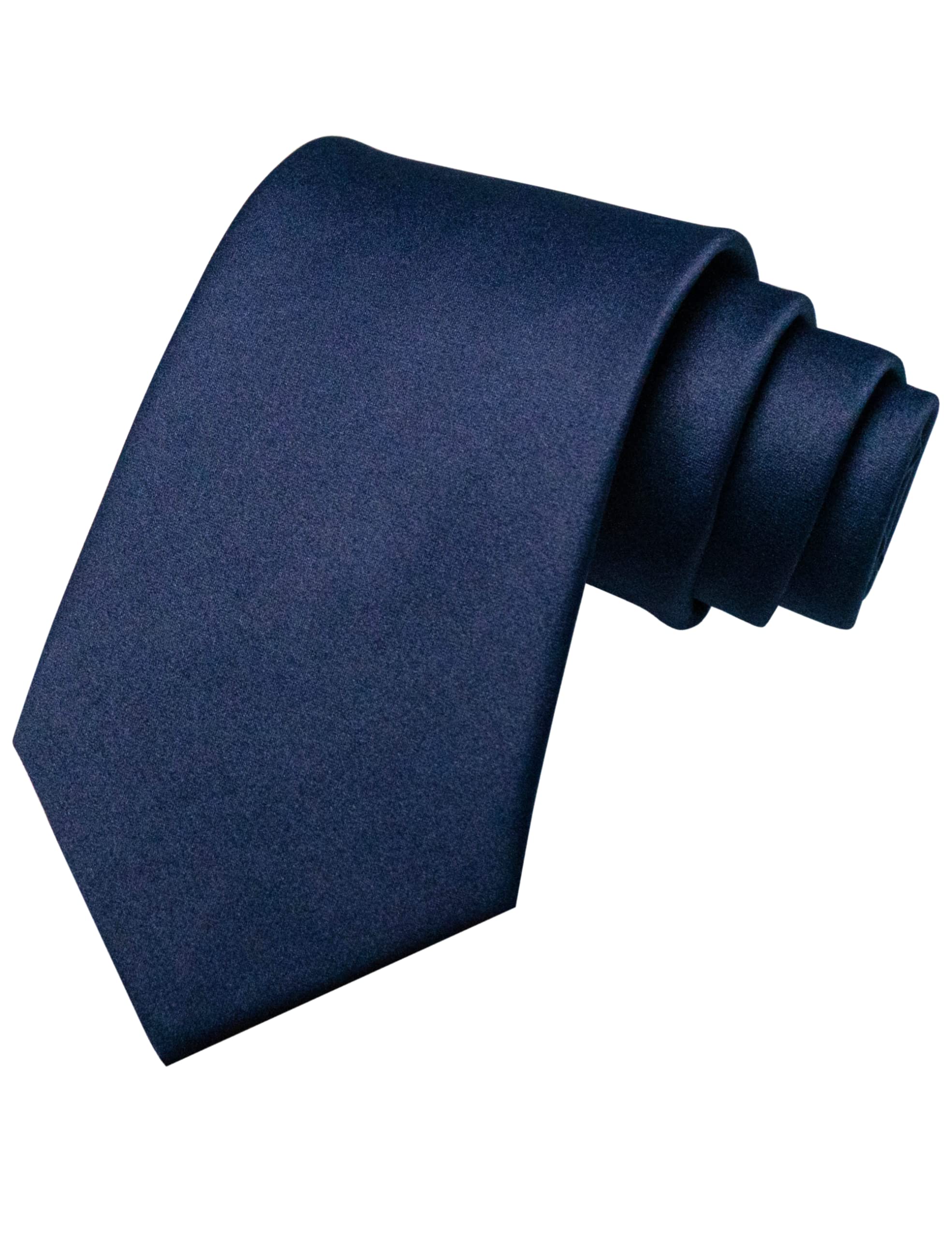 Premium Navy Blue Silk Tie and Pocket Square Set for Men - Elegant Formal Wear for Weddings, Business Meetings & Special Occasions
