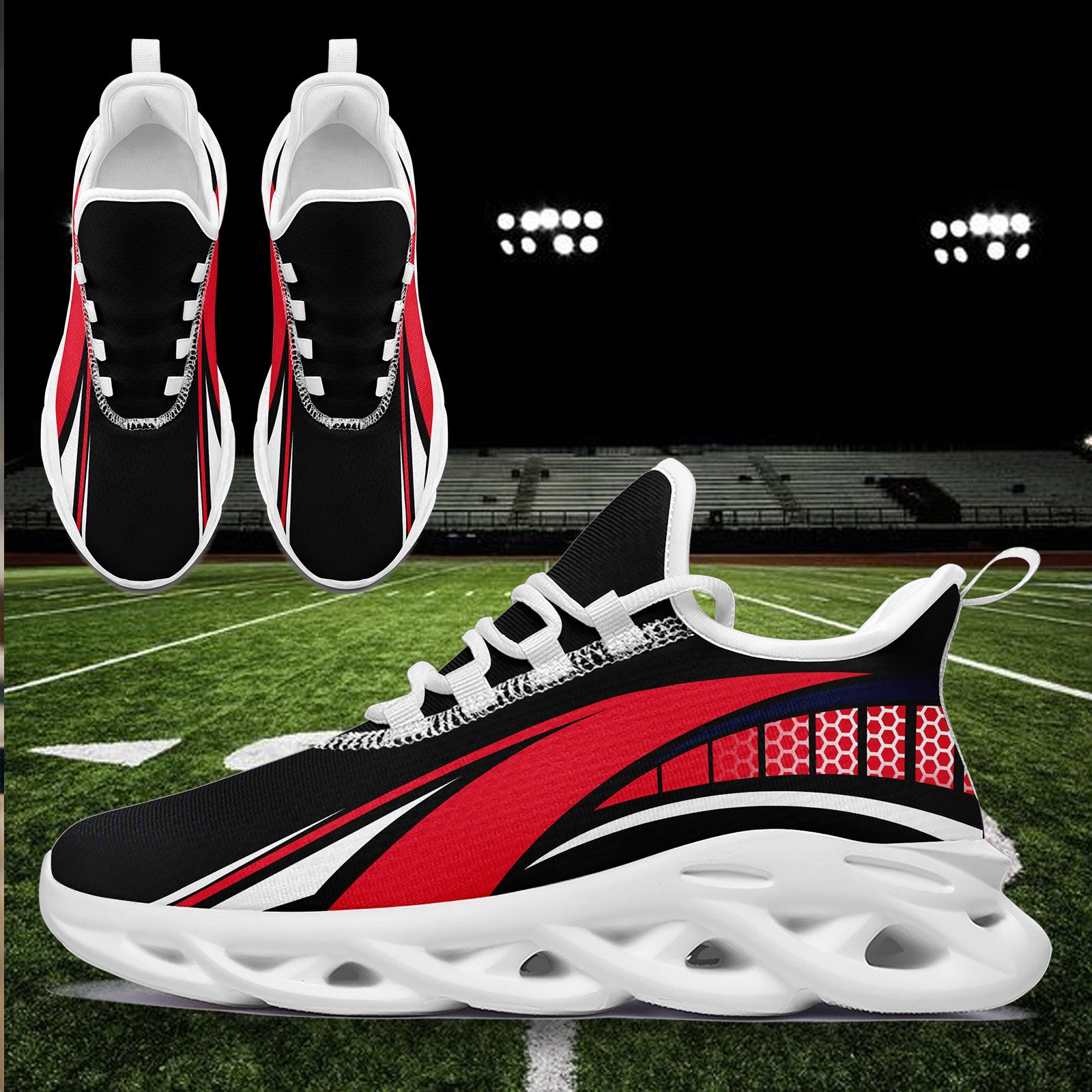 Custom Maxsoul Personalized Sneakers - Breathable Lightweight Running Shoes for Men & Women | Gym Workout, Jogging, Casual Wear (Style: FN003 E025022)