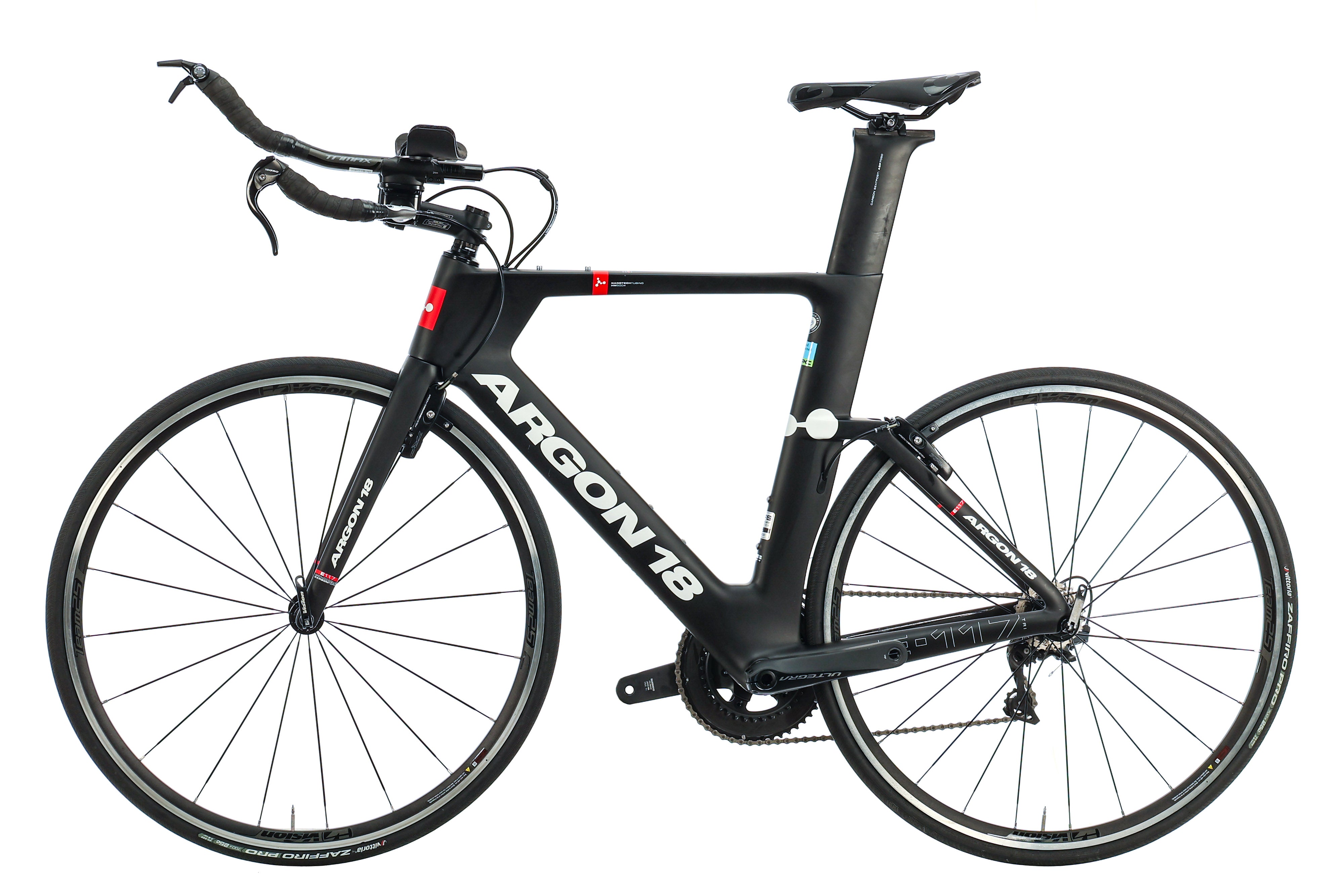 Argon 18 E-117 Tri Time Trial Bike 2018 - Large Size | Premium Triathlon & Road Racing Bicycle for Competitive Cyclists | Perfect for Ironman, Triathlons & Speed Training