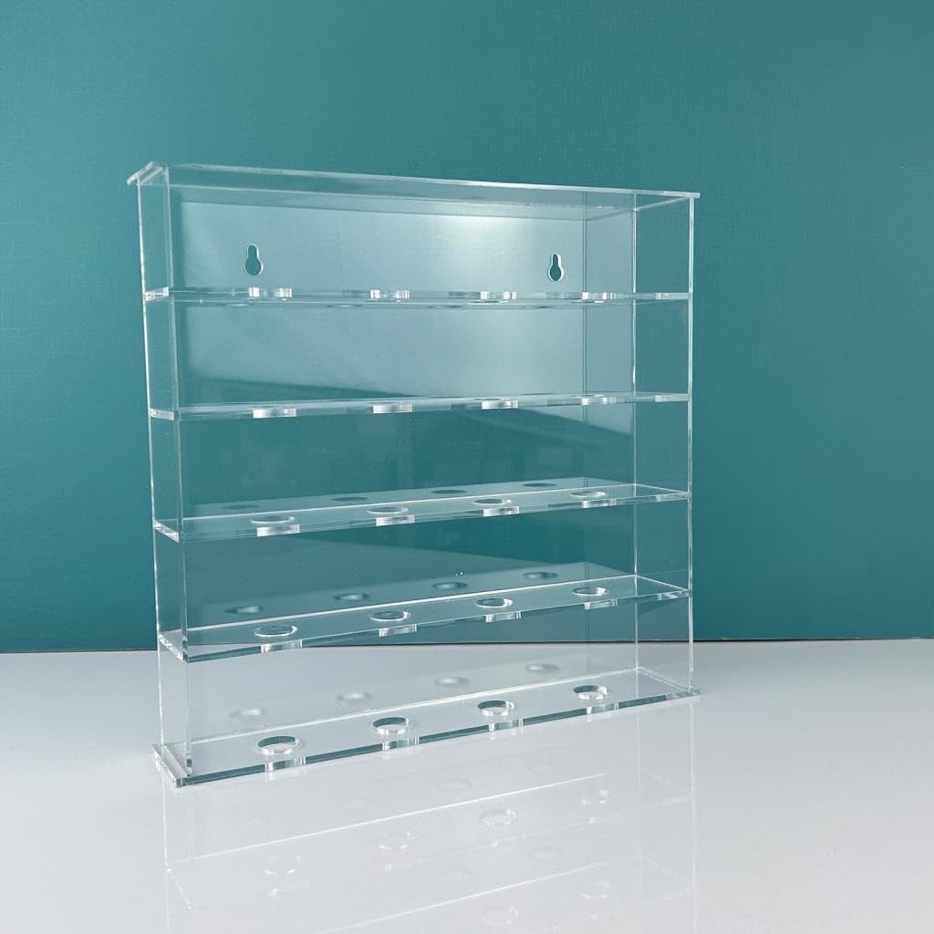 Premium Golf Ball Display Case - Durable Golf Ball Holder & Organizer Stand - Perfect Golf Shelf Gift for Golf Enthusiasts - Ideal for Home, Office, or Clubhouse Decor