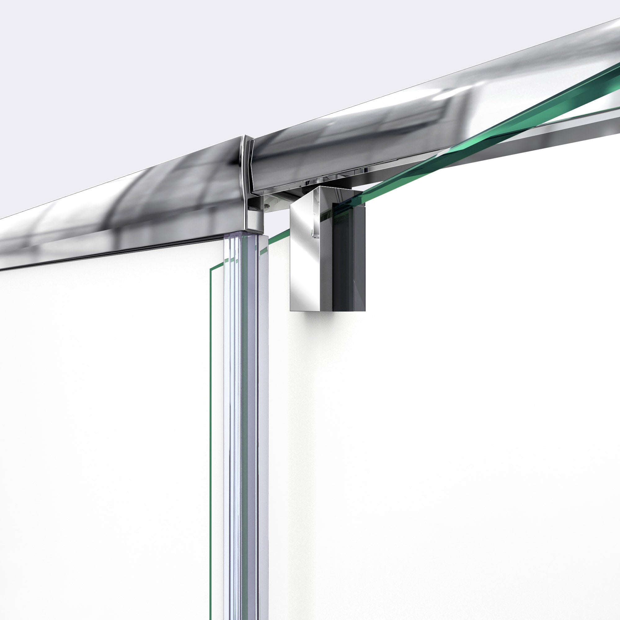DreamLine Flex 32x32x74.75 Inch Semi-Frameless Pivot Shower Door with SlimLine Base Kit - Modern Bathroom Upgrade for Small Spaces & Walk-In Showers