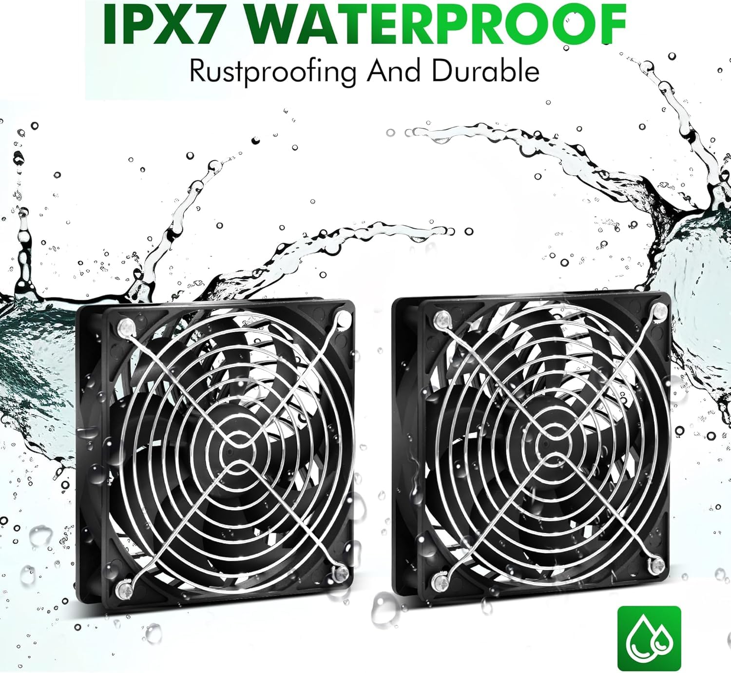 18W Solar Powered Fan with 4.7