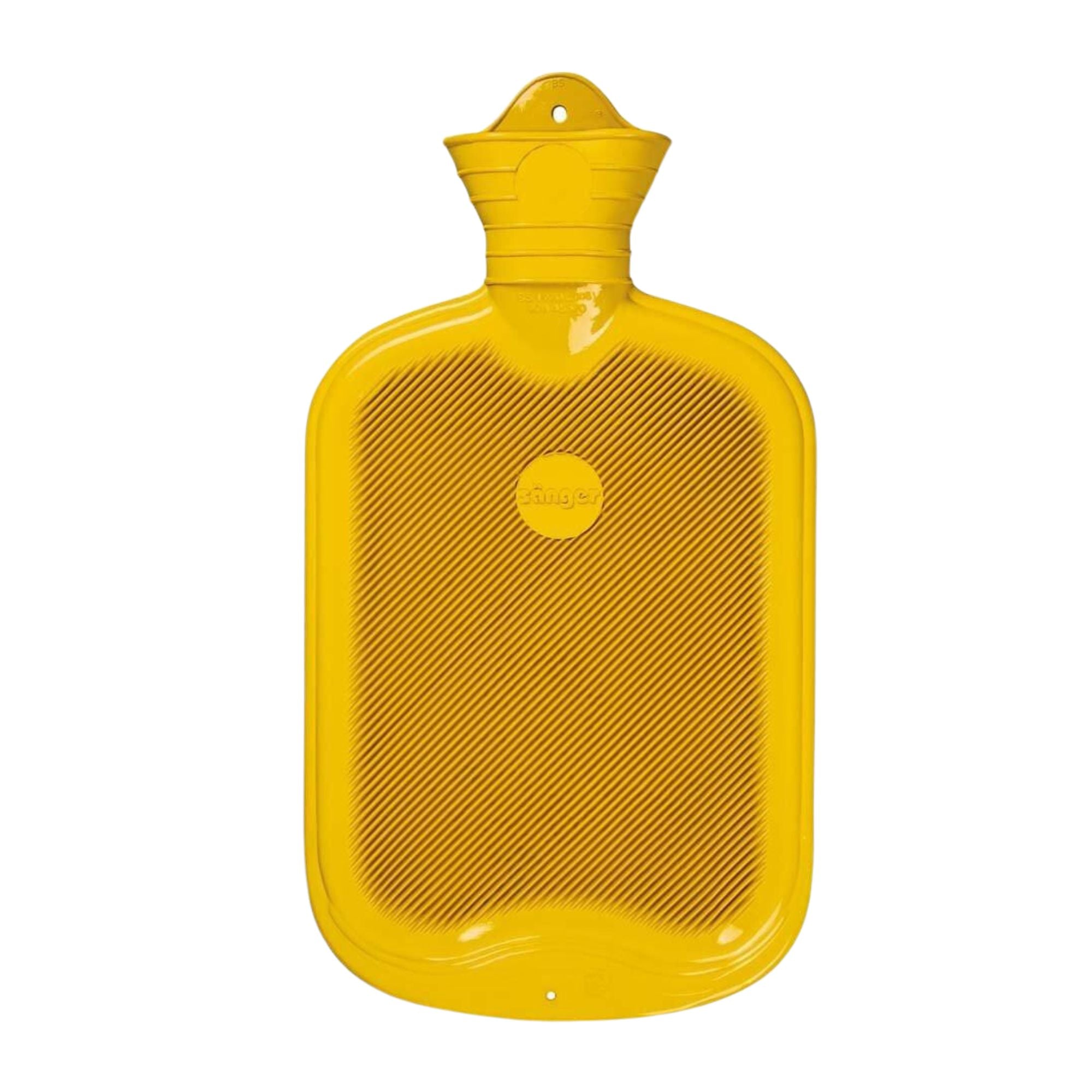 2 Liter Yellow Sanger Hot Water Bottle - Long-Lasting Warmth for Cold Nights, Muscle Pain Relief & Cozy Comfort - Perfect for Winter, Camping & Home Use