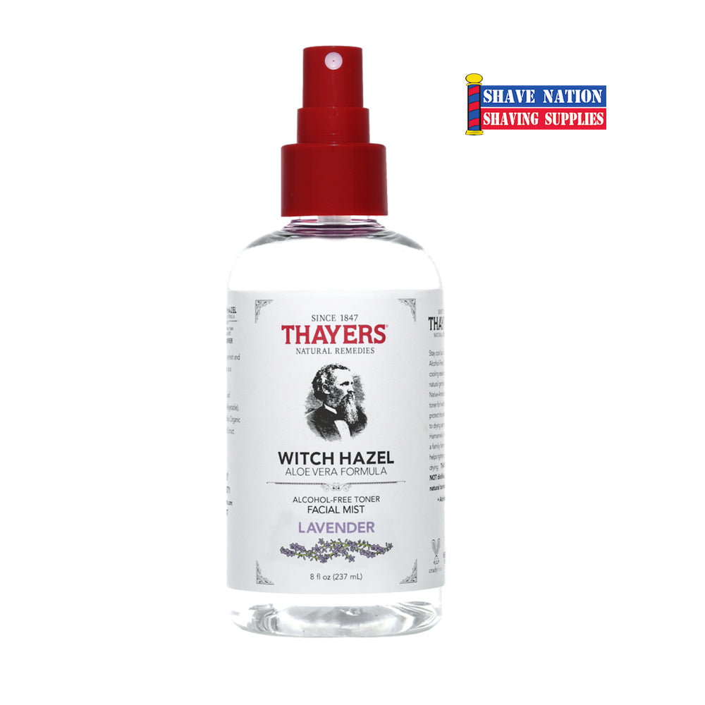 Thayers Alcohol-Free Lavender Witch Hazel Toner Facial Mist Spray - Hydrating & Soothing Face Toner for Dry & Sensitive Skin | Perfect for Daily Skincare Routine & Makeup Prep