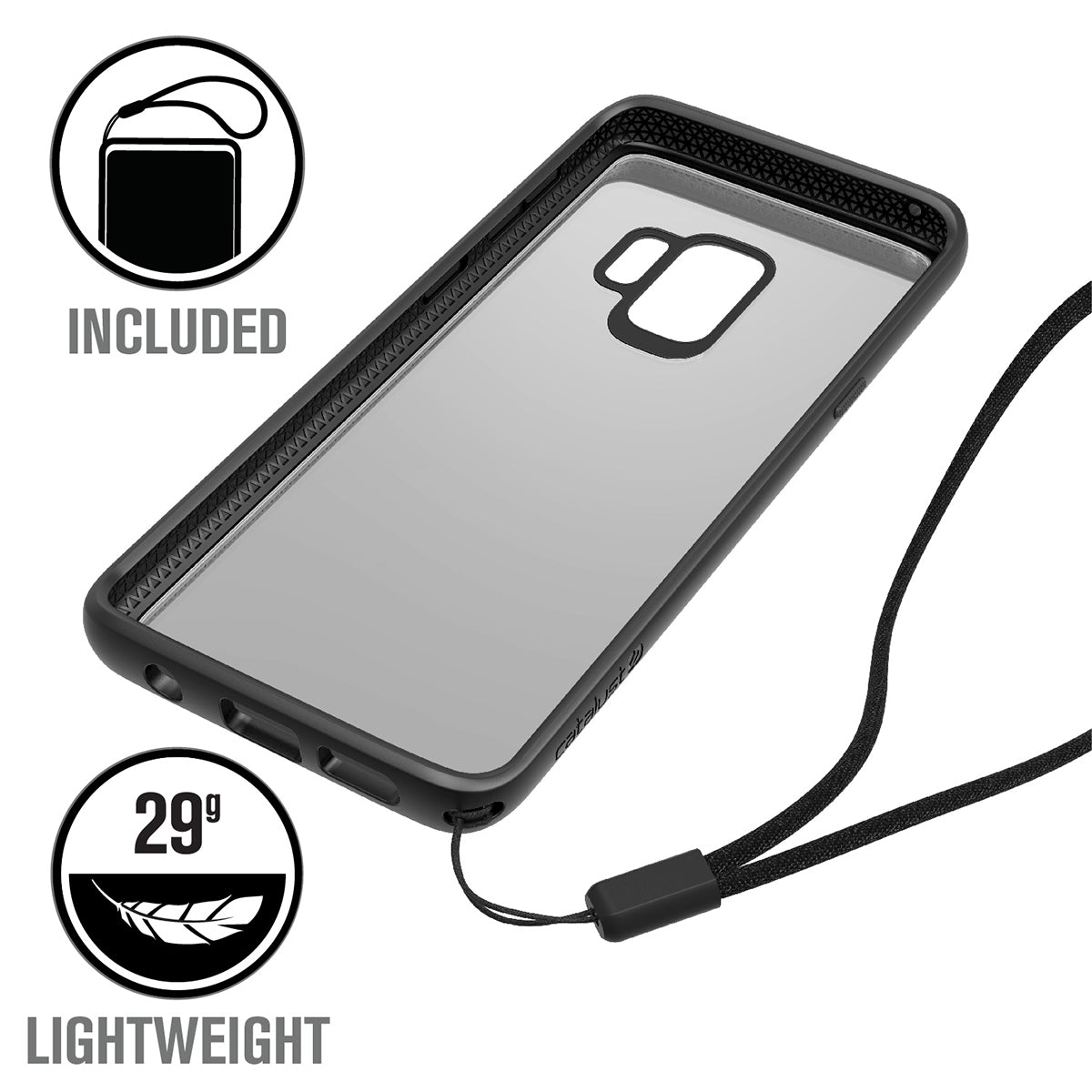 Samsung Galaxy S9 Shockproof Case - Heavy Duty Impact Protection Cover for Samsung Galaxy S9 - Perfect for Outdoor, Travel & Daily Use