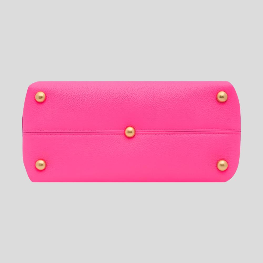 Tryhard Leather Crossbody Bag for Women - Neon Pink Trendy Shoulder Purse, Perfect for Casual Outings, Travel & Everyday Use