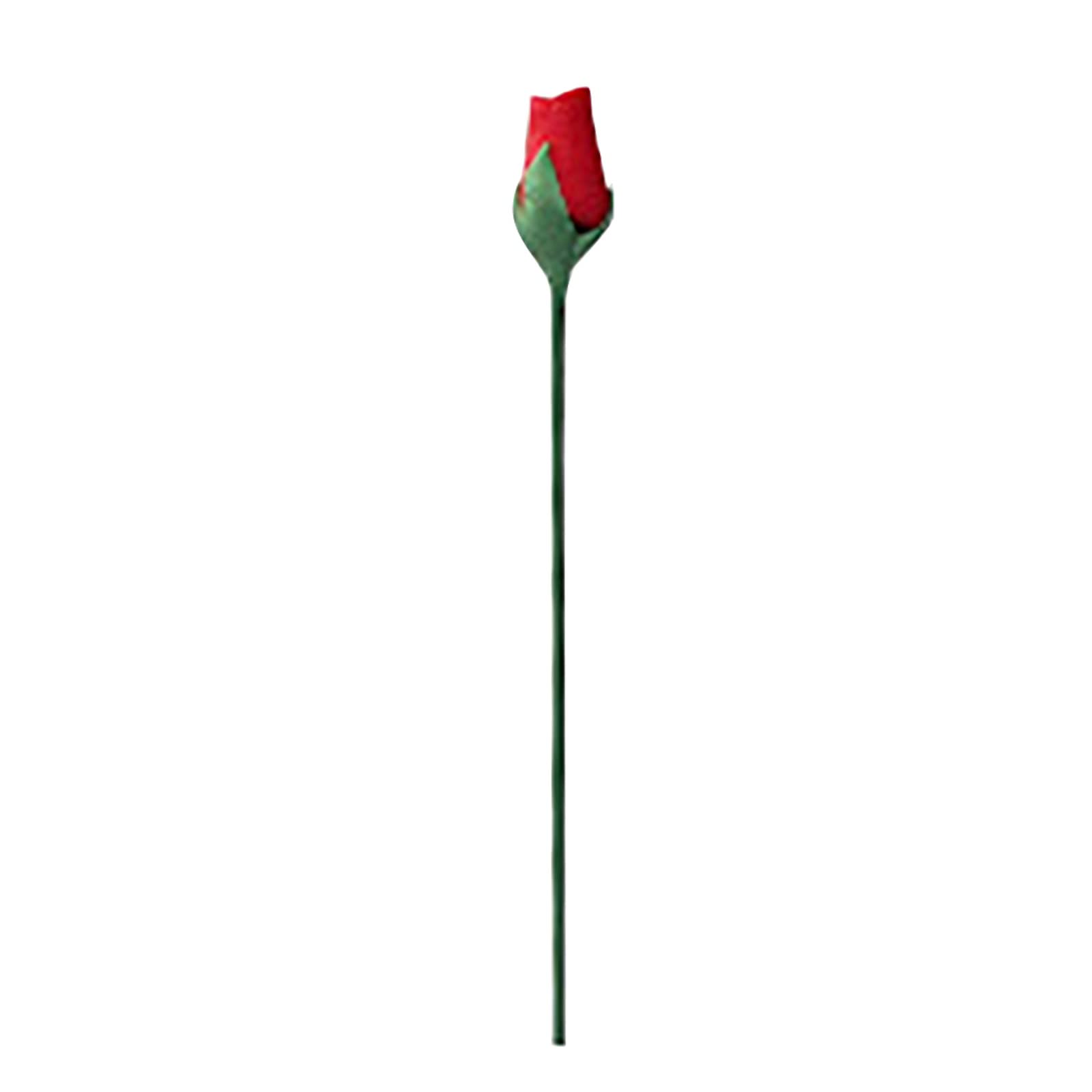 Mini Rose Resin Model Toy - Realistic Simulation Plant Flowers for Dollhouse, Kitchen Furniture & Mini Decorations | Perfect for DIY Crafts, Home Decor, and Doll Accessories (One Size)