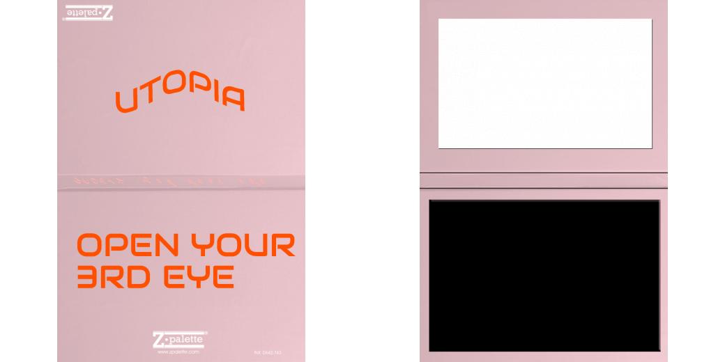 Custom Junior Z Palette - Magnetic Makeup Palette for Eyeshadows & Blush - Perfect for Travel & Professional Makeup Artists